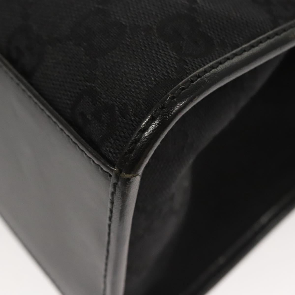 GG Canvas Jackie Shoulder Bag Black Silver