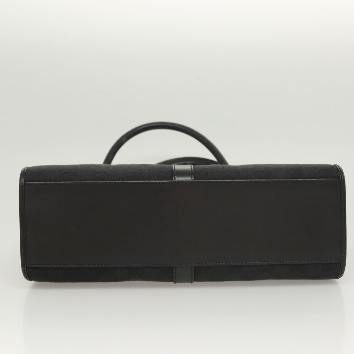 GG Canvas Jackie Shoulder Bag Black Silver