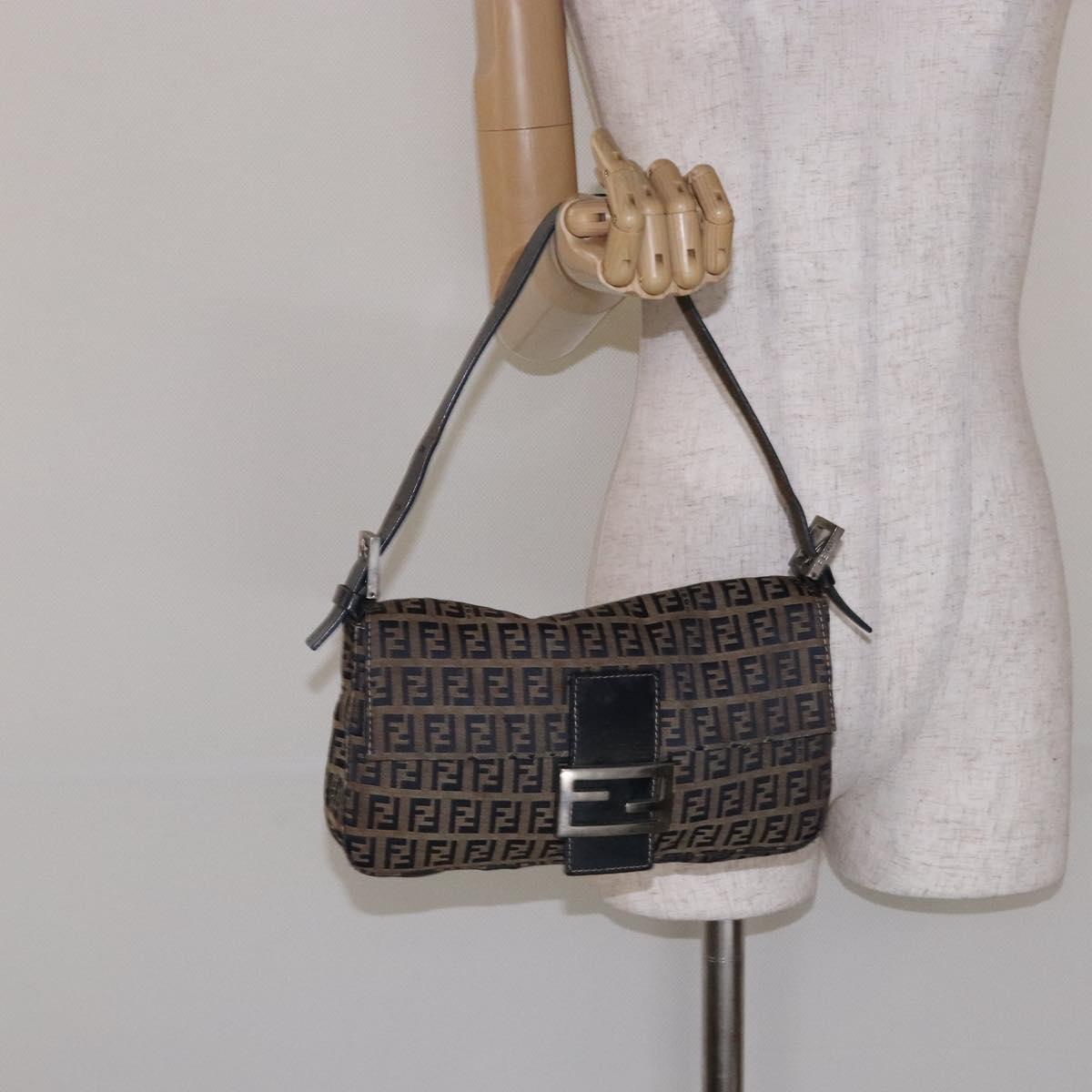 Zucchino Canvas Mamma Baguette Shoulder Bag Navy Silver