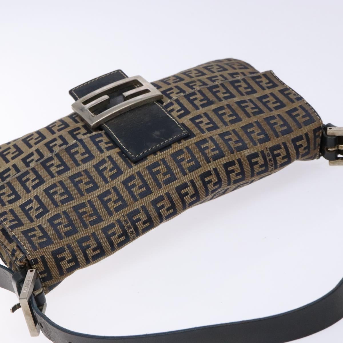 Zucchino Canvas Mamma Baguette Shoulder Bag Navy Silver