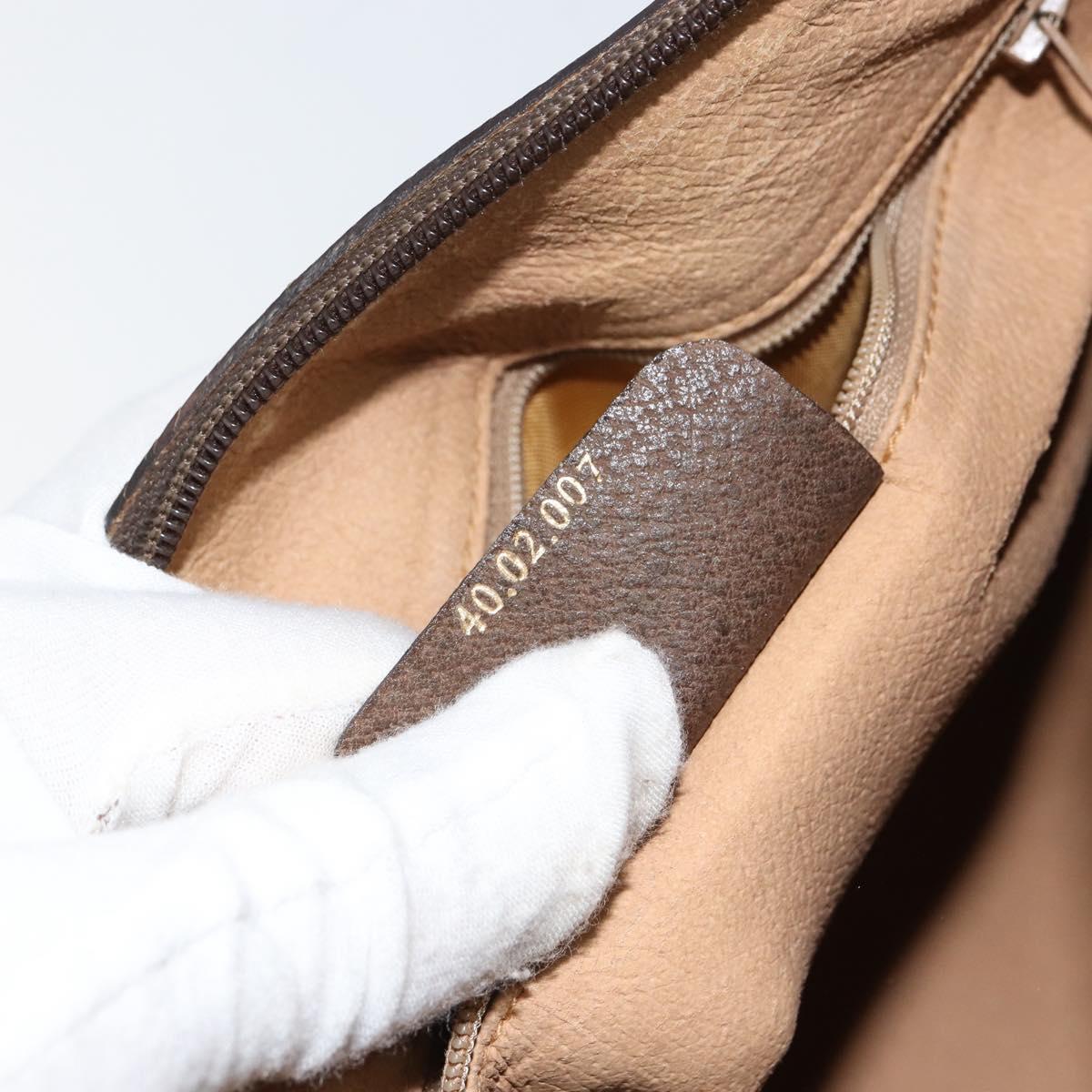 GG Supreme Web Sherry Line Boston Bag PVC Beige Gold