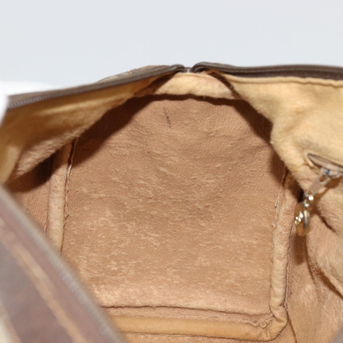 GG Supreme Web Sherry Line Hand Bag PVC Beige Gold