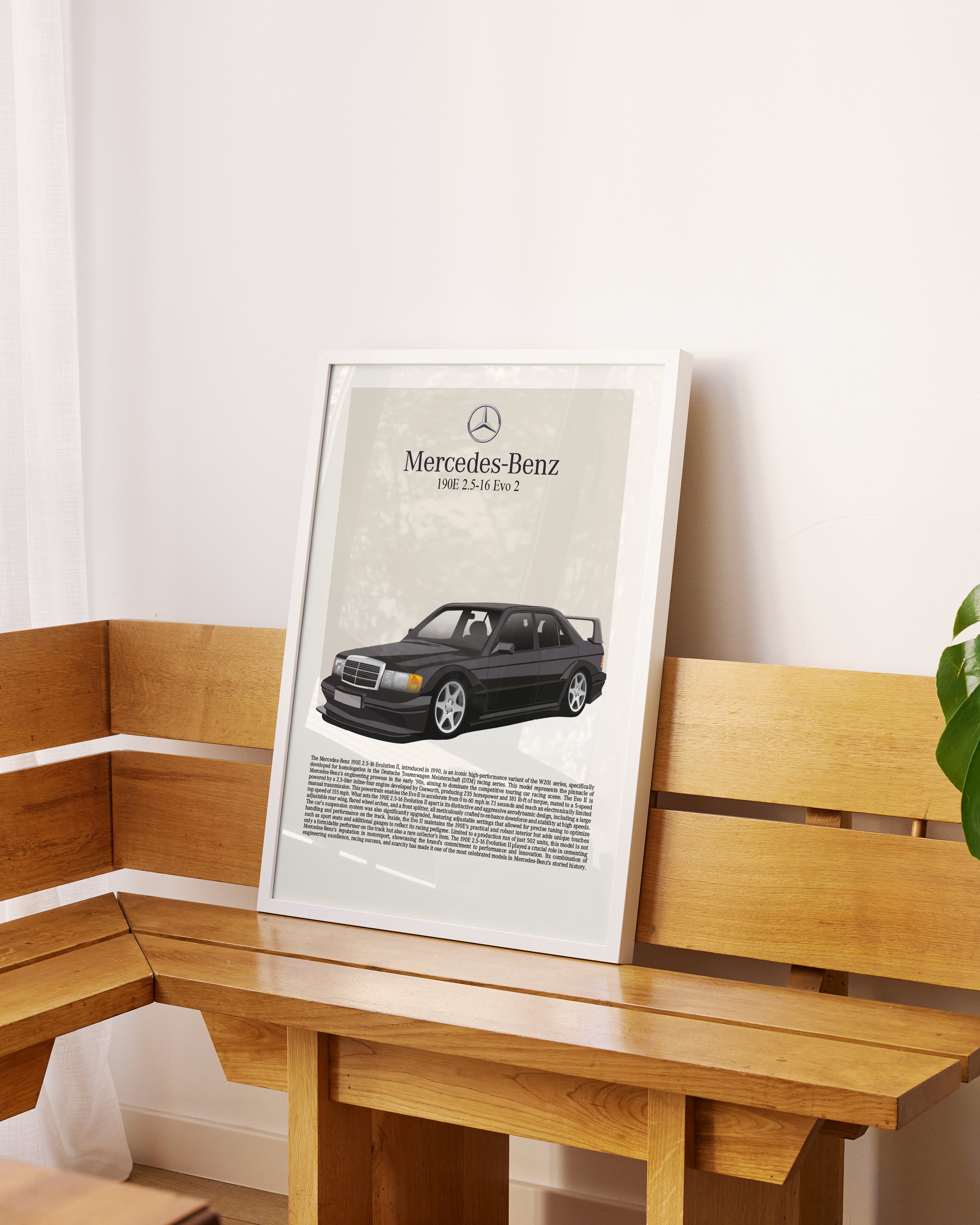 "Mercedes 190E" -juliste