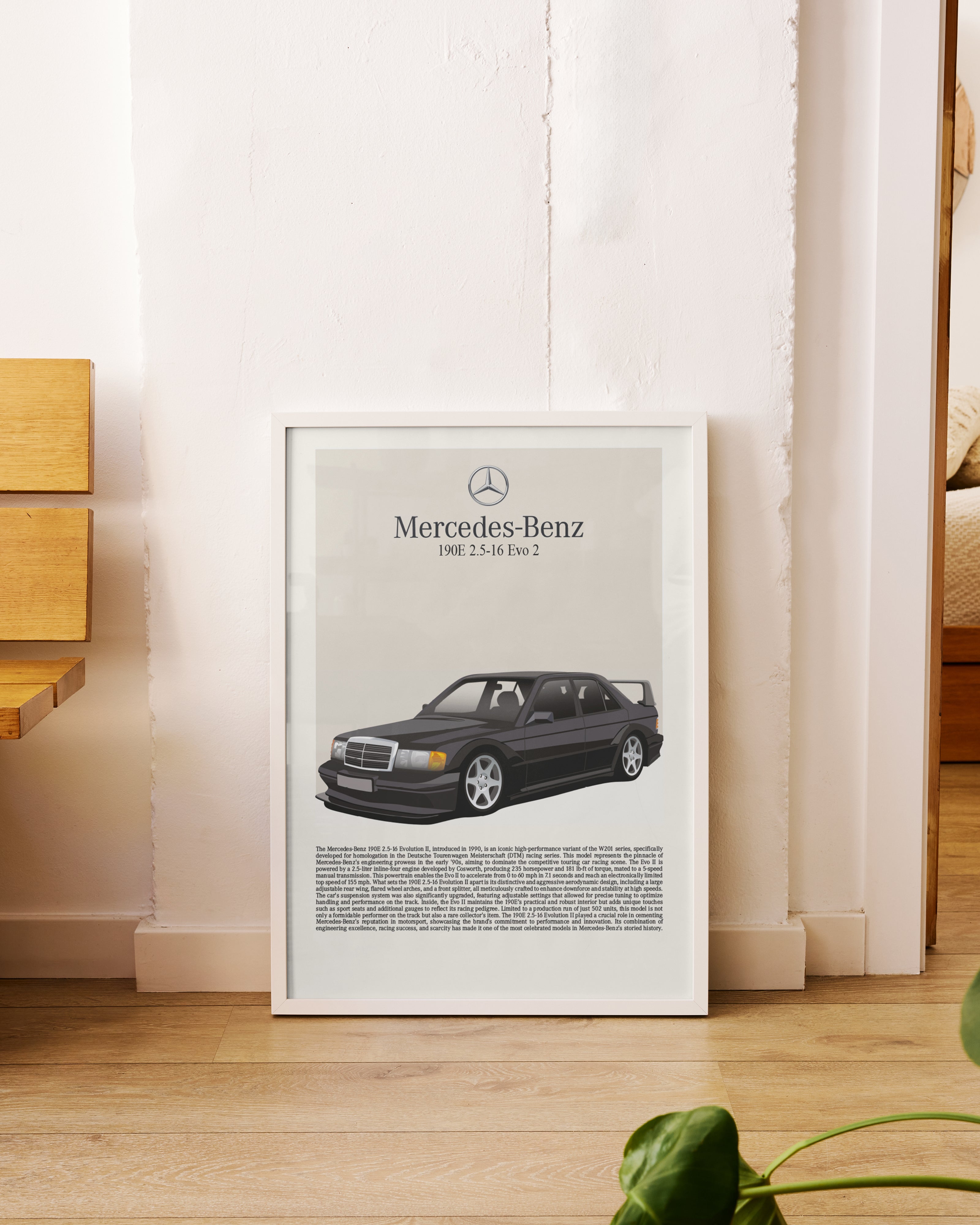 "Mercedes 190E" -juliste