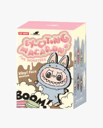 Pop Mart Labubu The Monsters - Jännittävä macaron-vinyylinen sinetöity kotelo (6 sokeaa rasiaa)