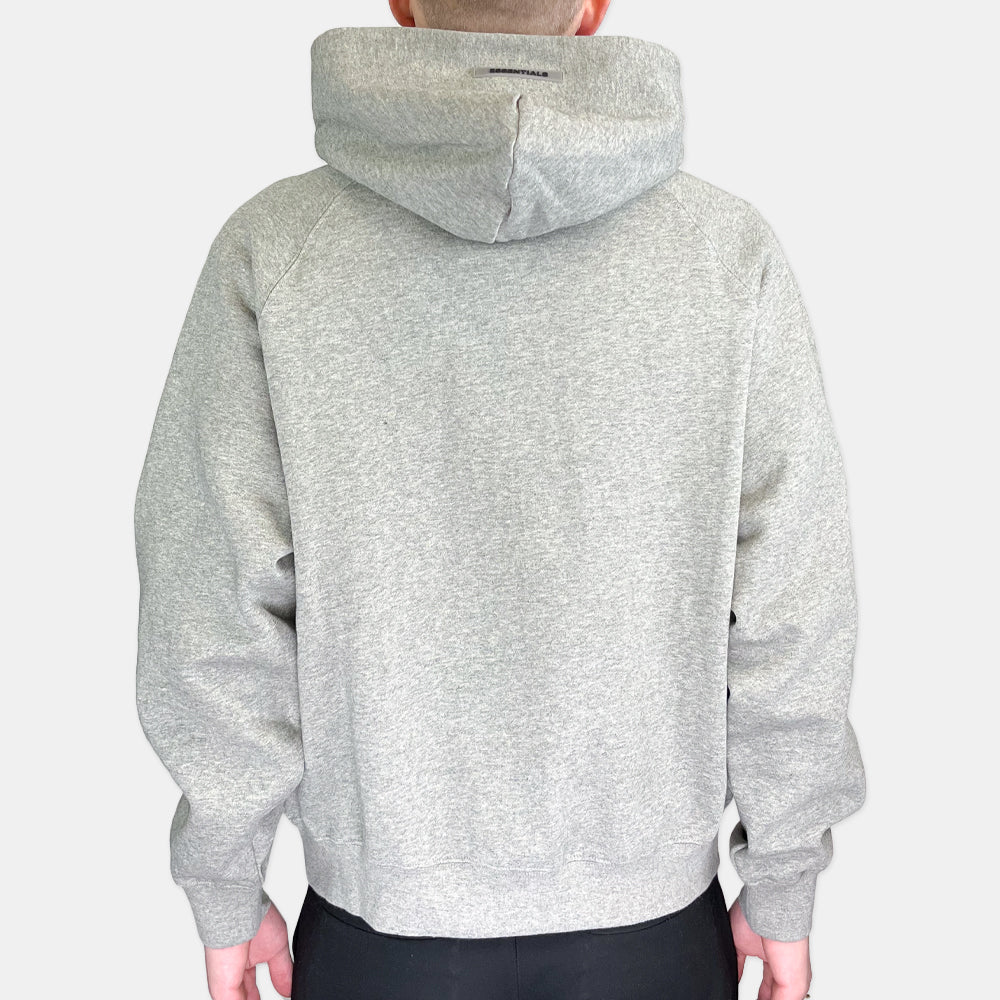 Handla Fear of God Essentials "Heather Oatmeal" Applique hoodie (FW20) online | Smidigt och enkelt på nätet - Merchsweden |