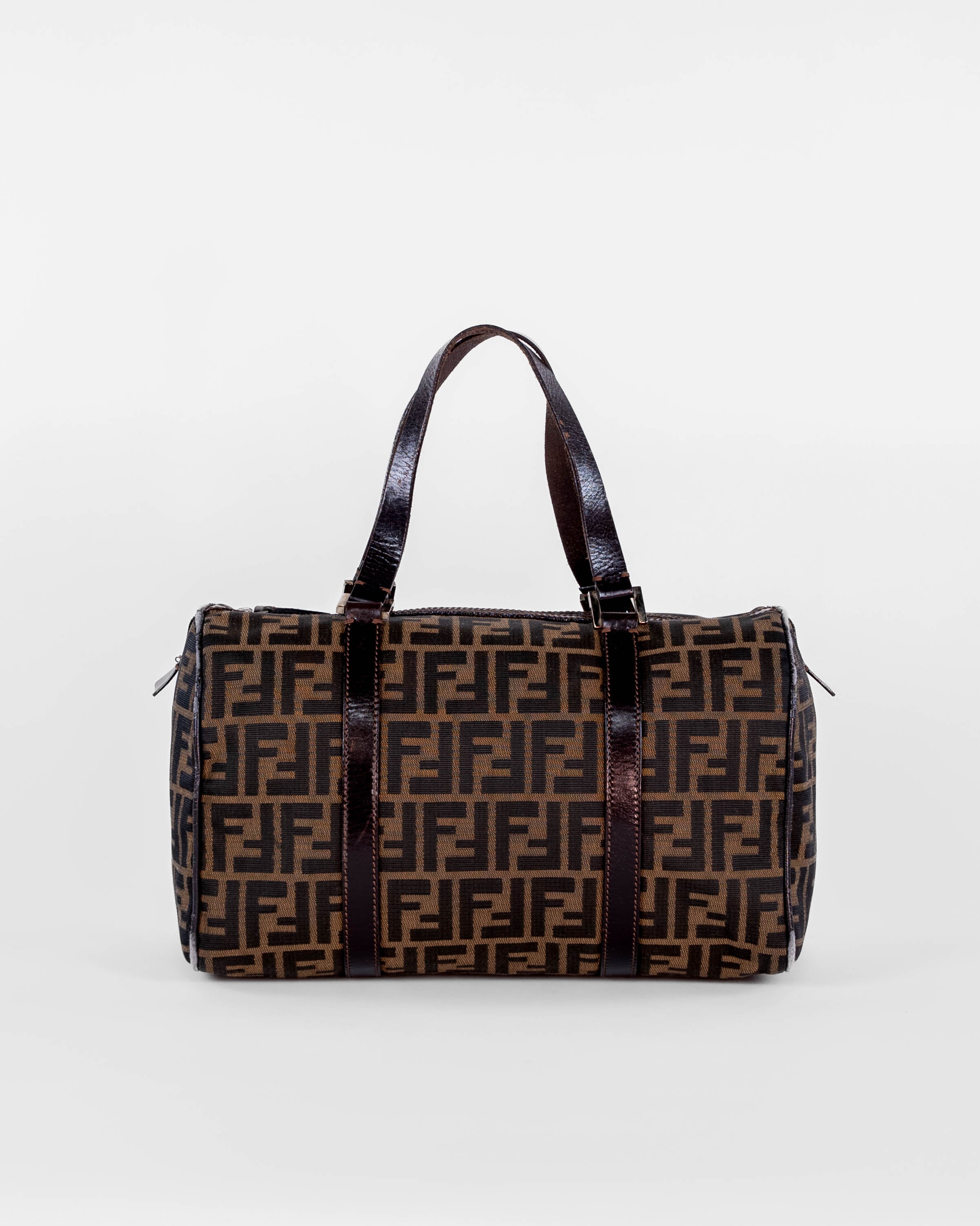 Zucca Canvas Handbag Brown