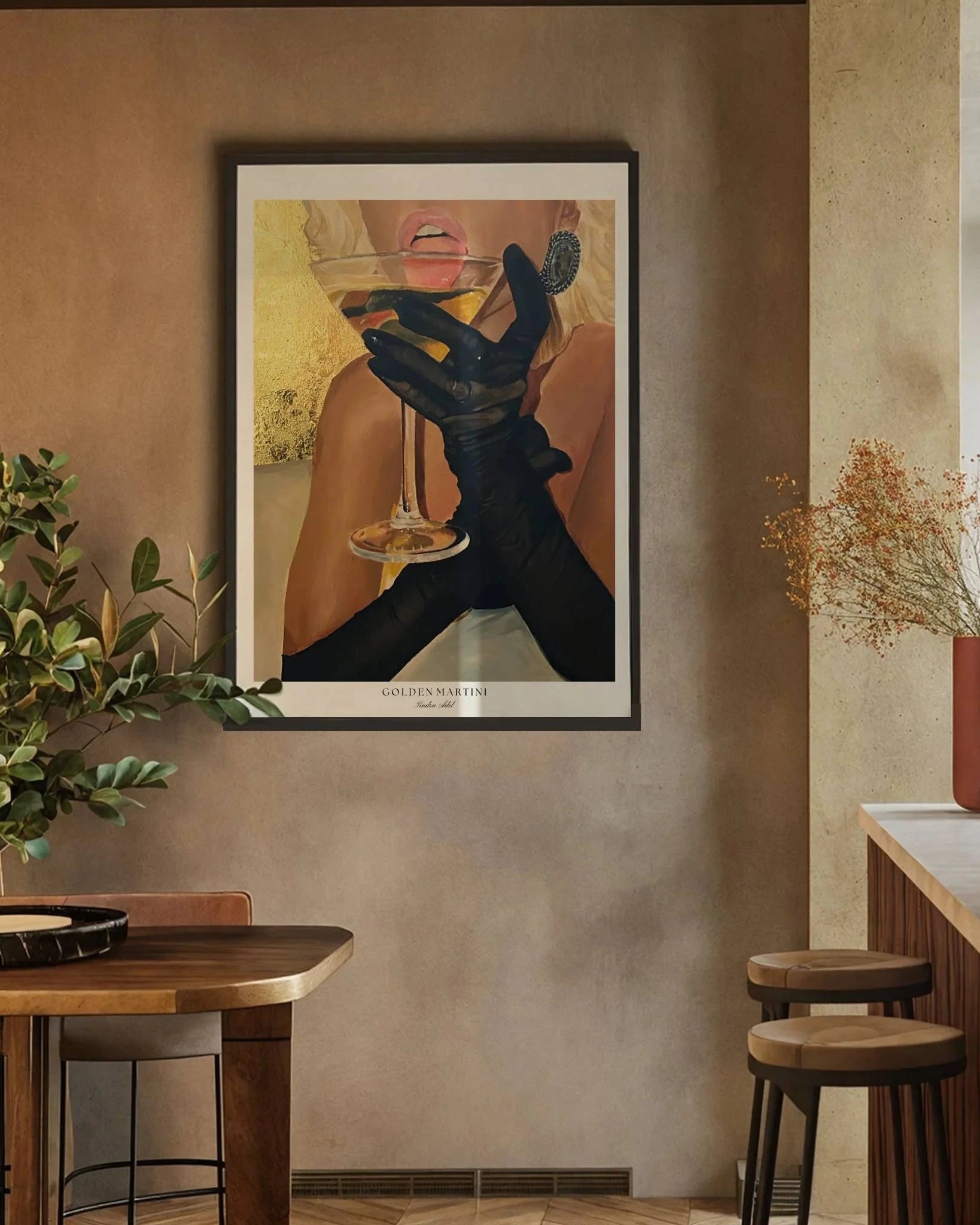 "Golden Martini Blonde" Poster