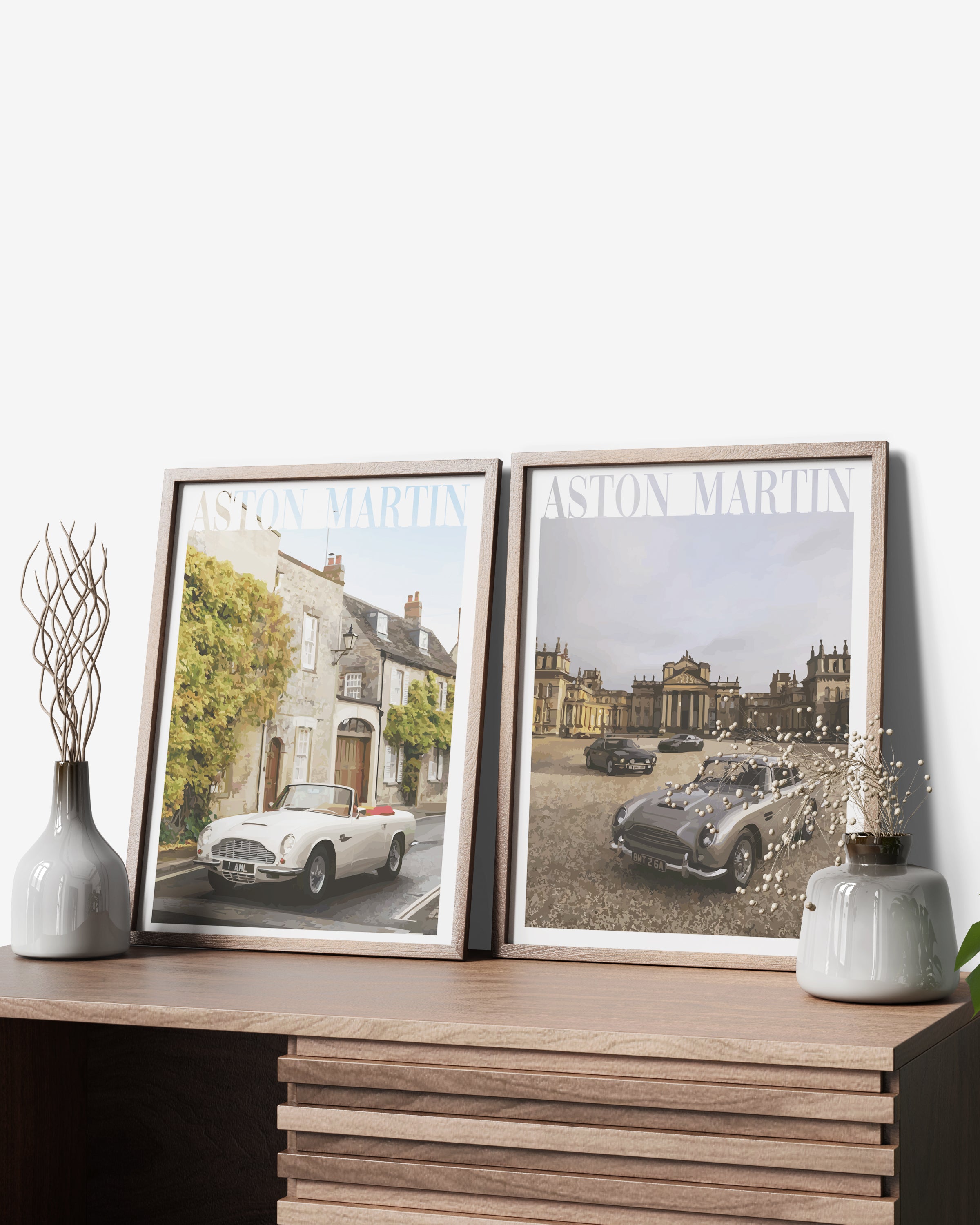 Juliste "Vanhan rahan Aston Martin No. 3"