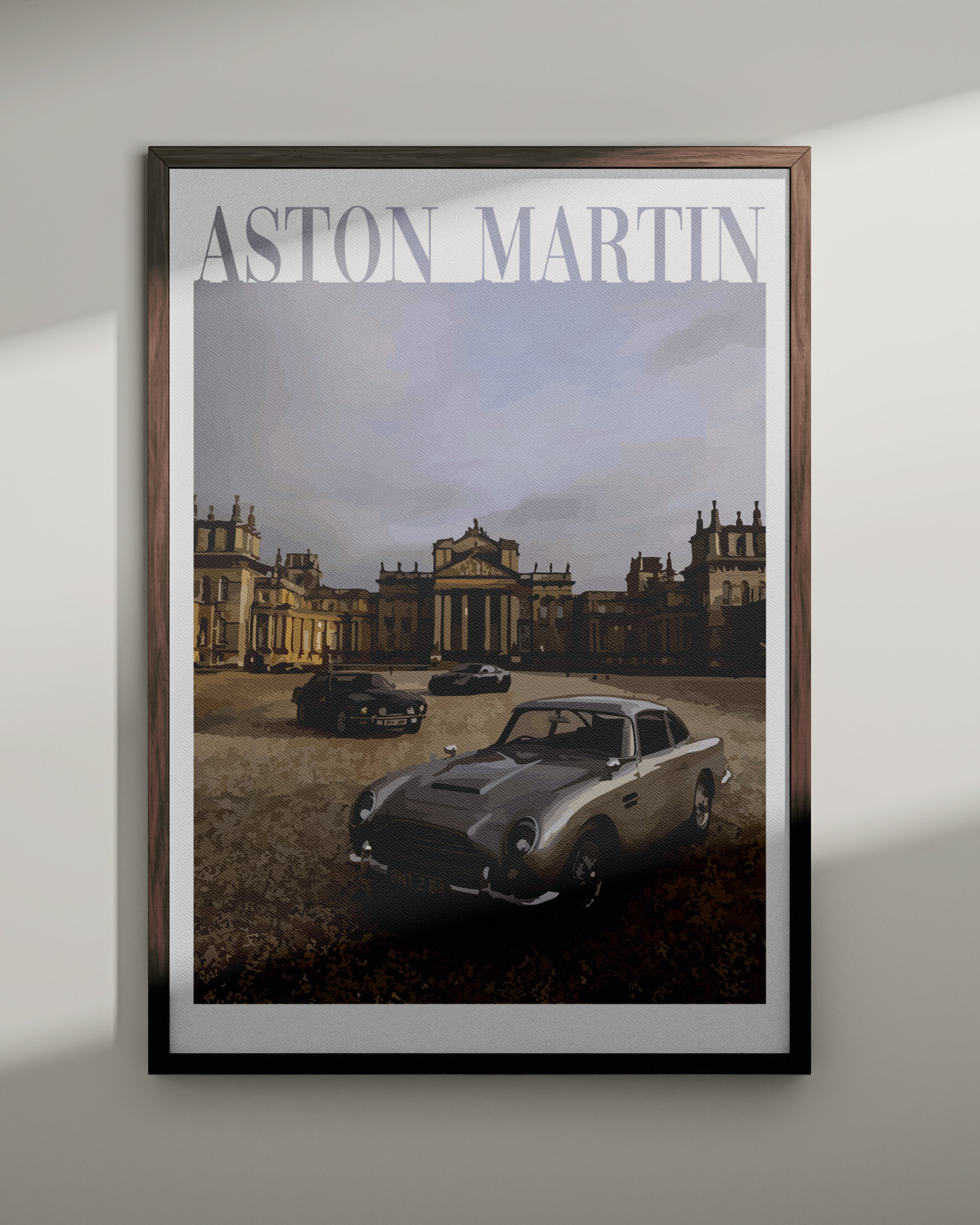 Juliste "Vanhan rahan Aston Martin No. 3"