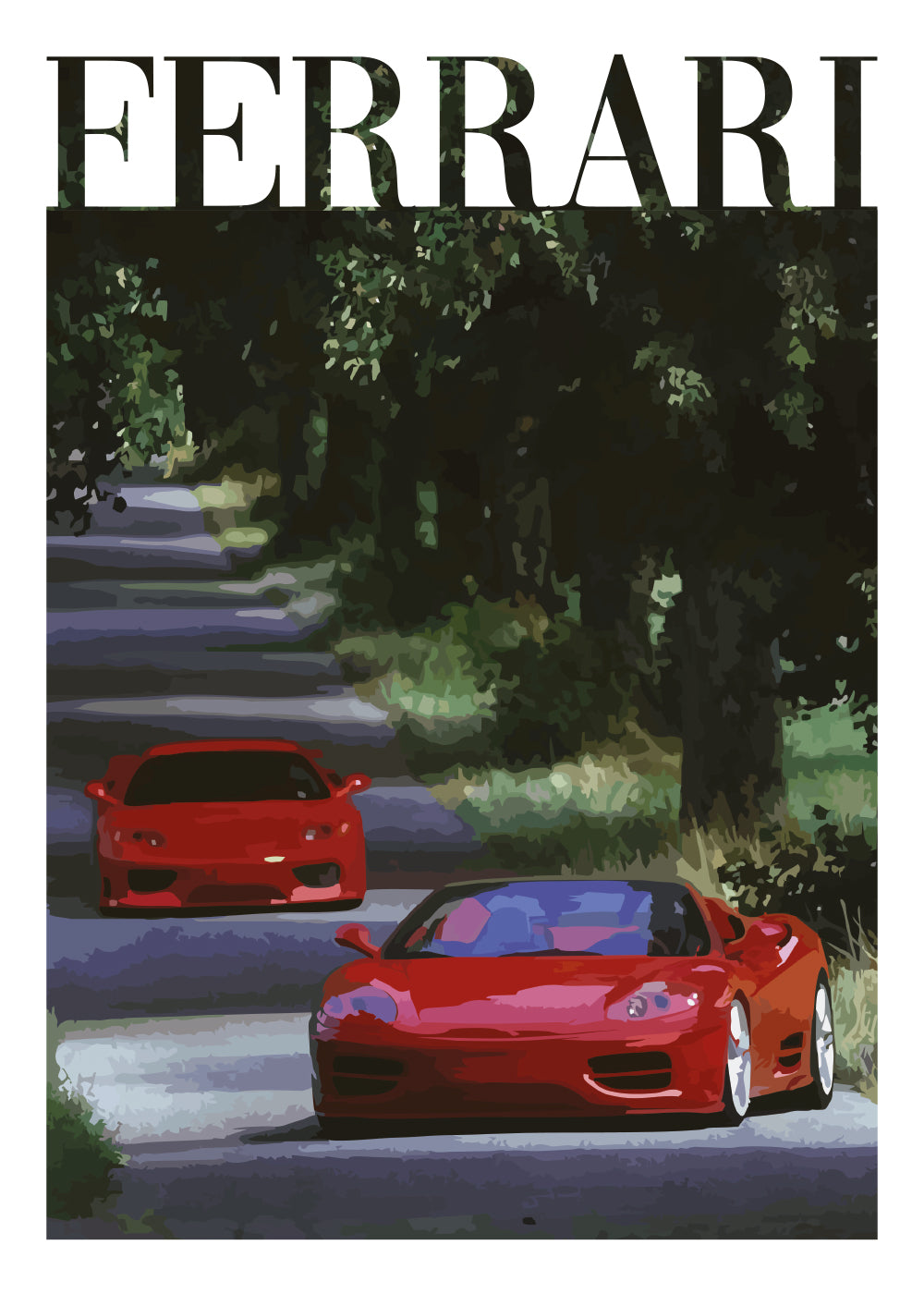 "Old Money Ferrari No.7" Poster