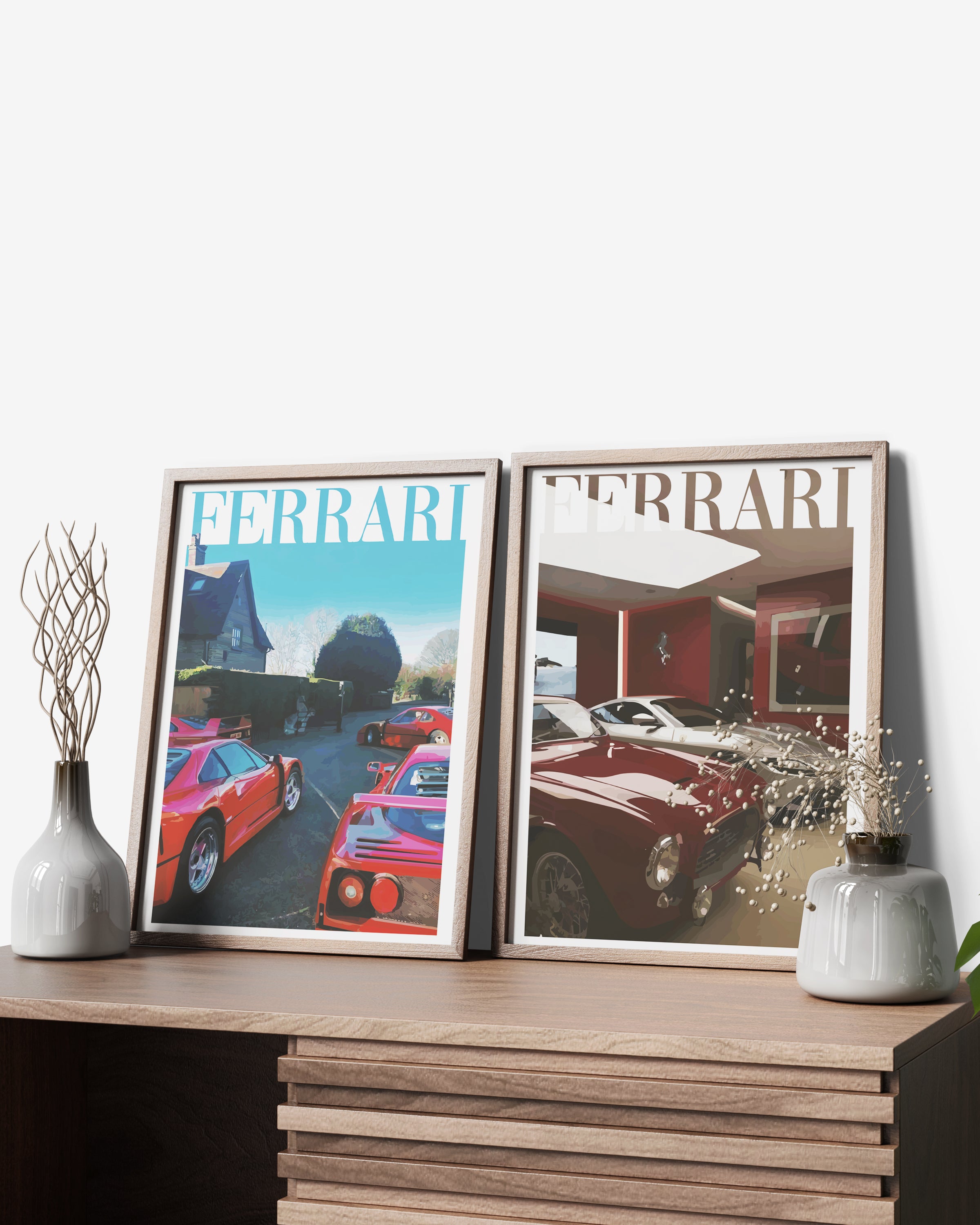 Juliste "Vanhan rahan Ferrari nro 4"