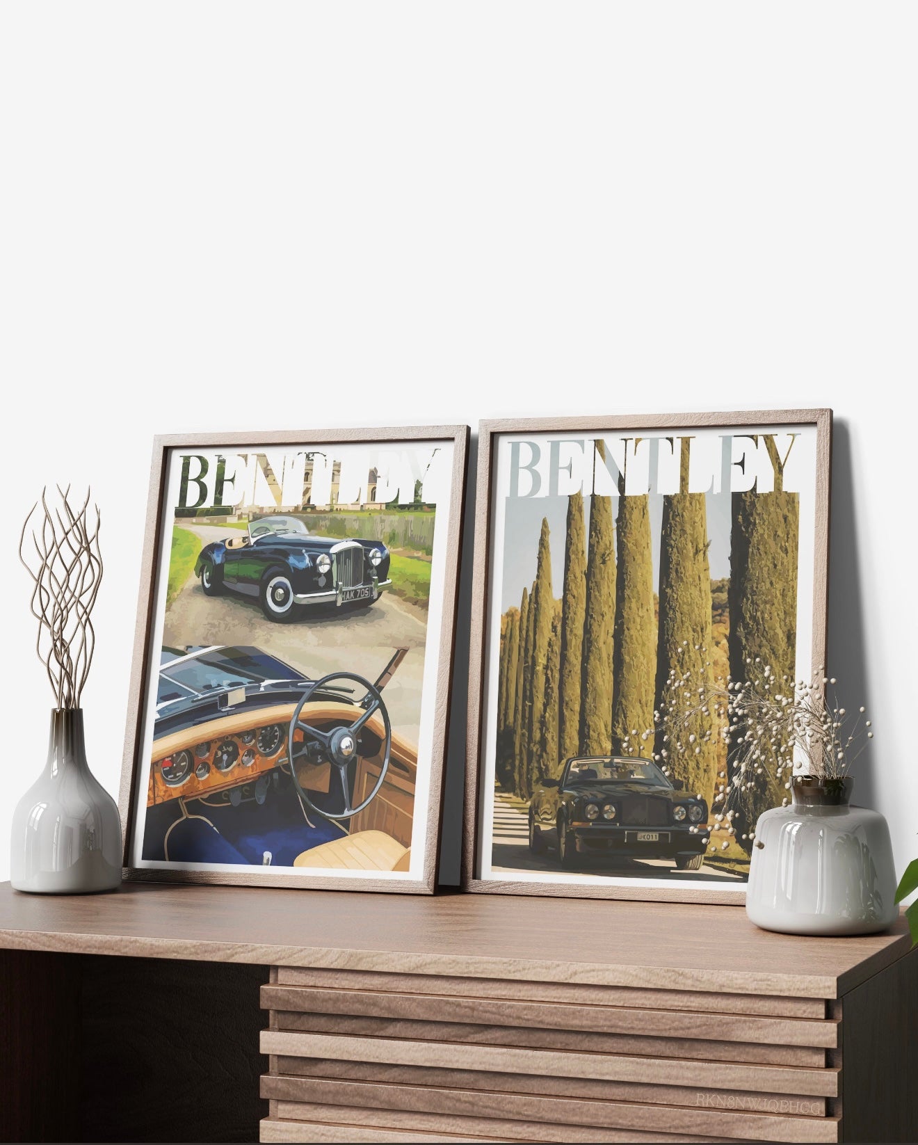 "Old Money Bentley No.1" Poster