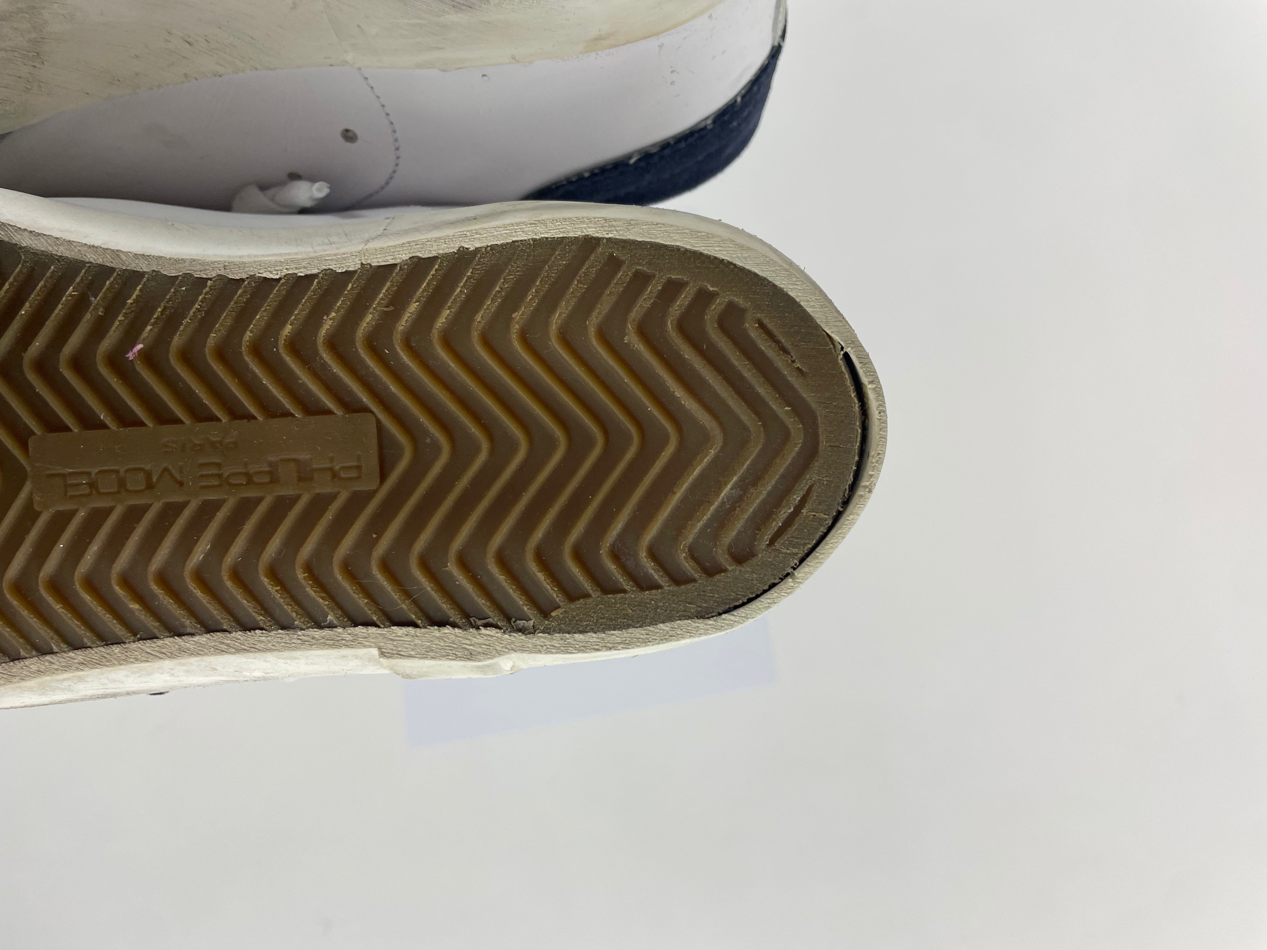 AK003. Men's Prsx Low Suede White Blue