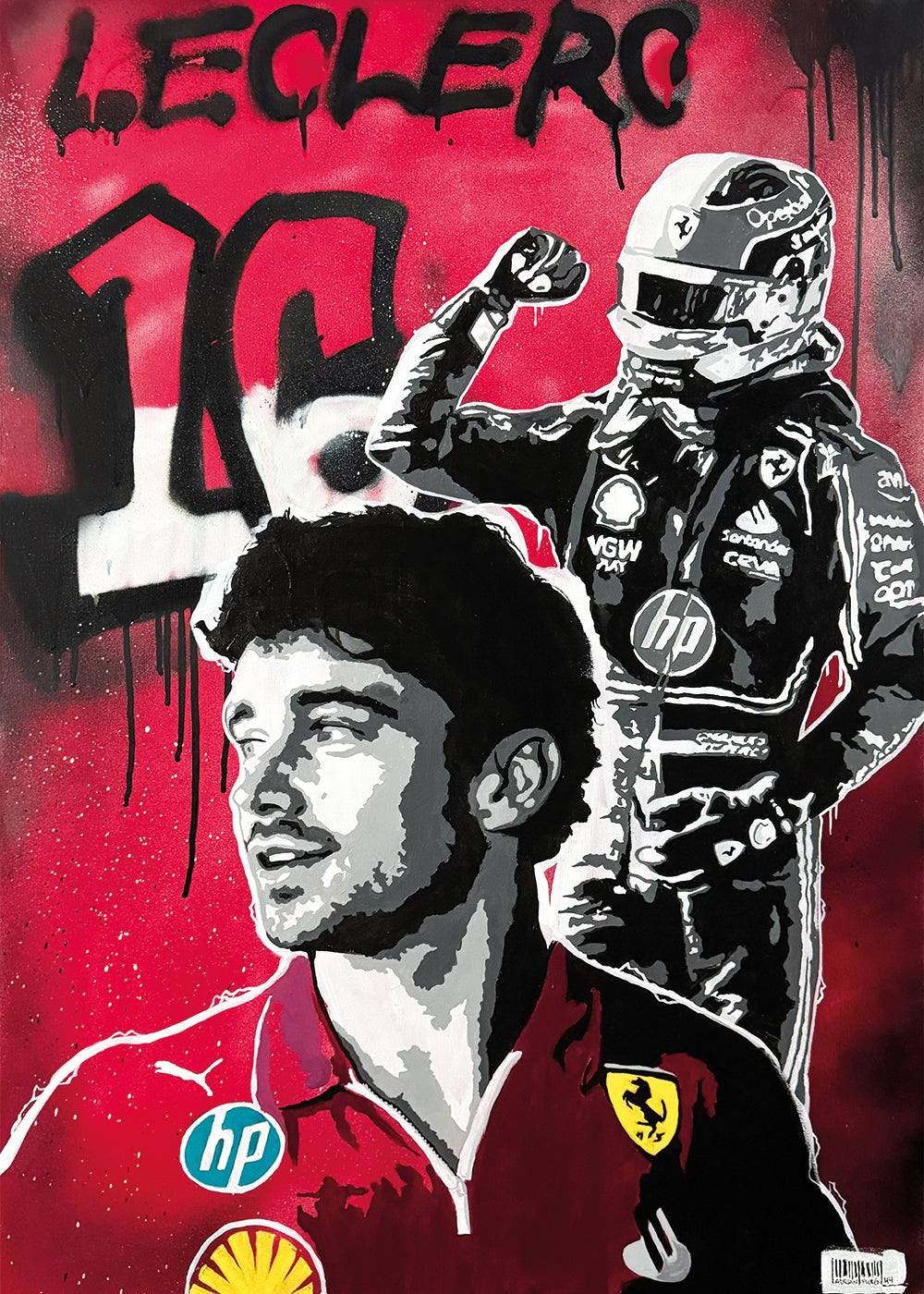 "Leclerc" Poster