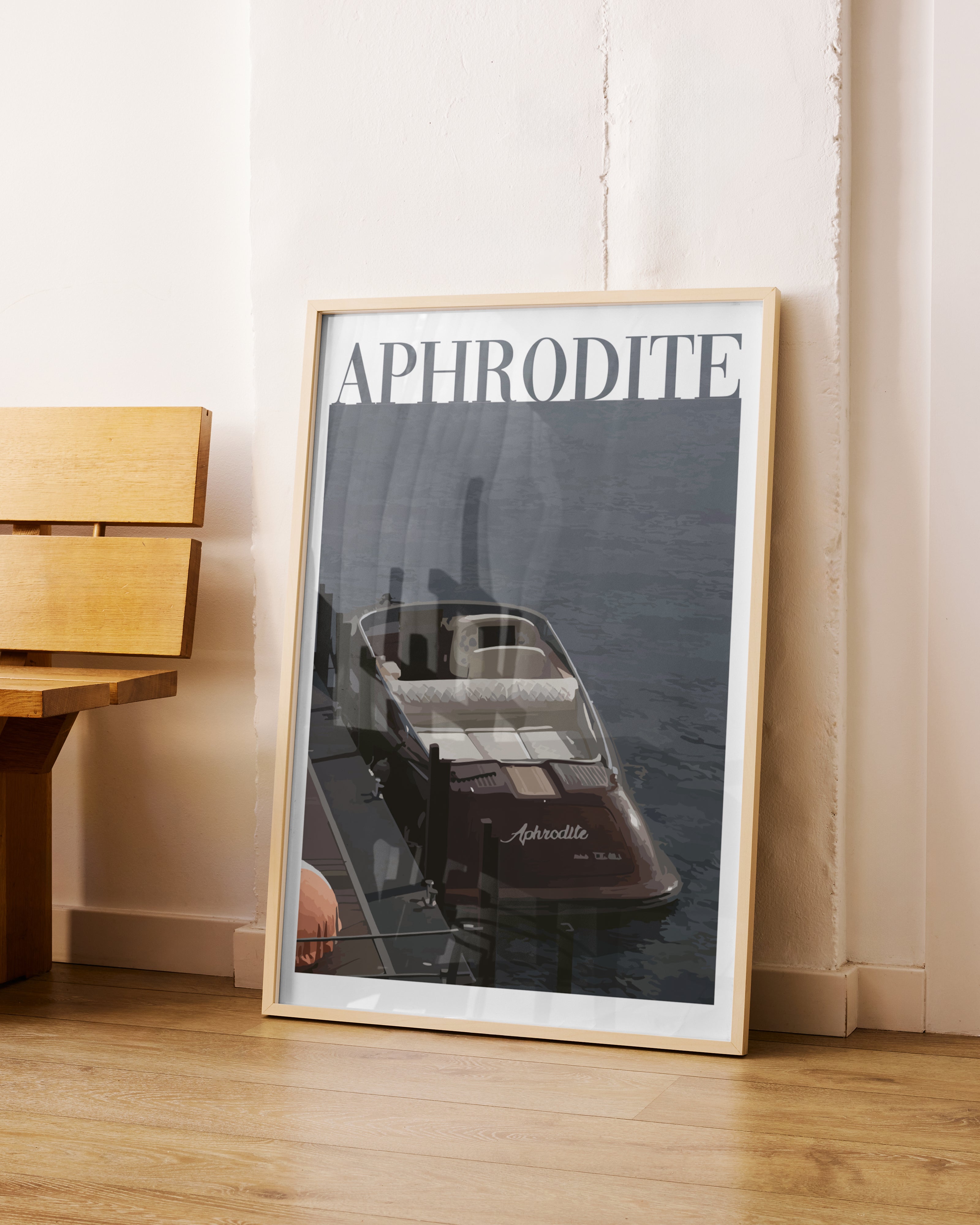 "Vanhan rahan Afrodite" -juliste