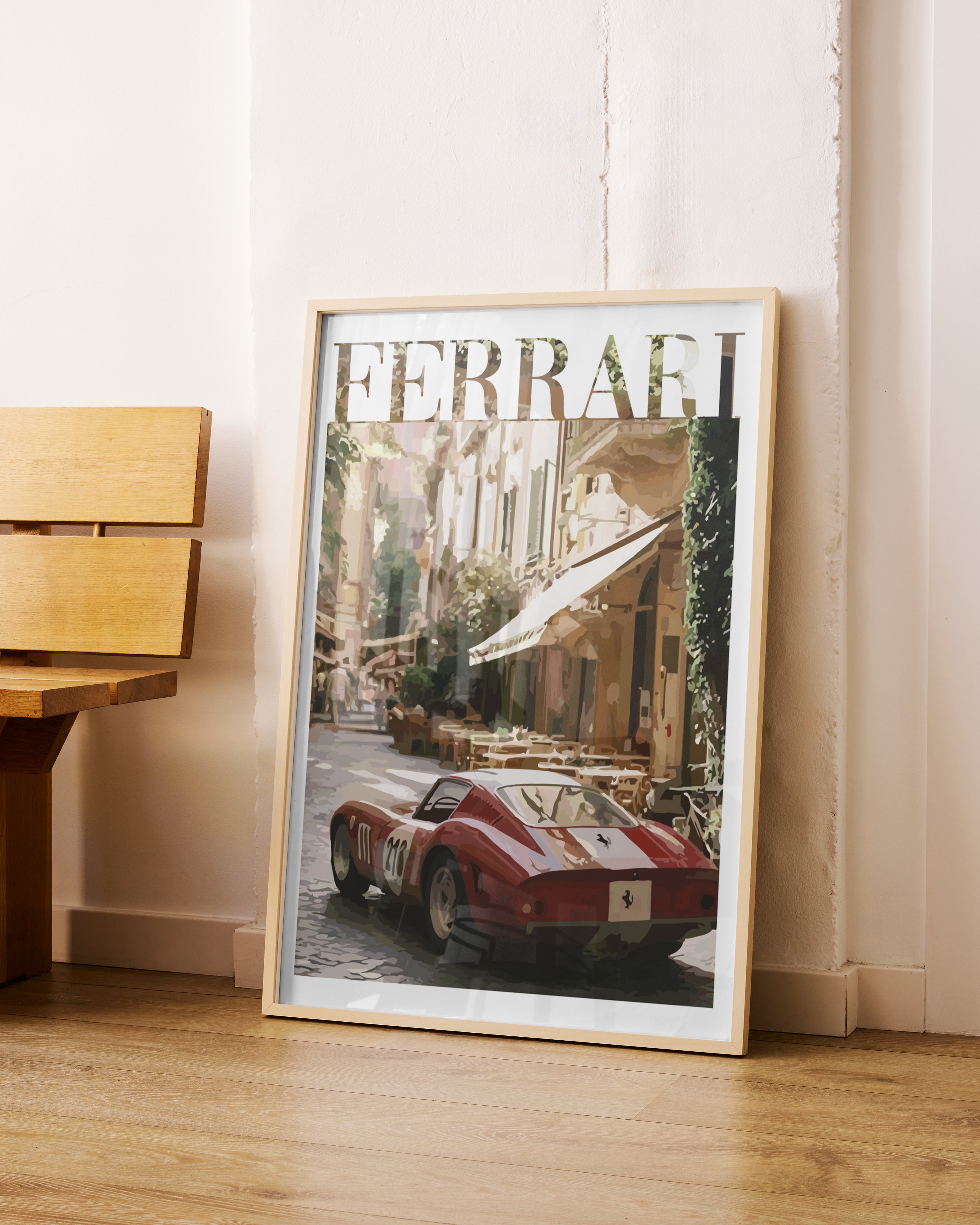 Juliste "Vanhan rahan Ferrari nro 2"