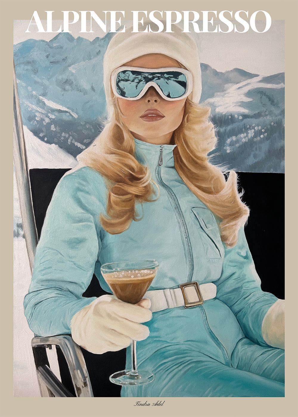 "Alppiespresso" -juliste