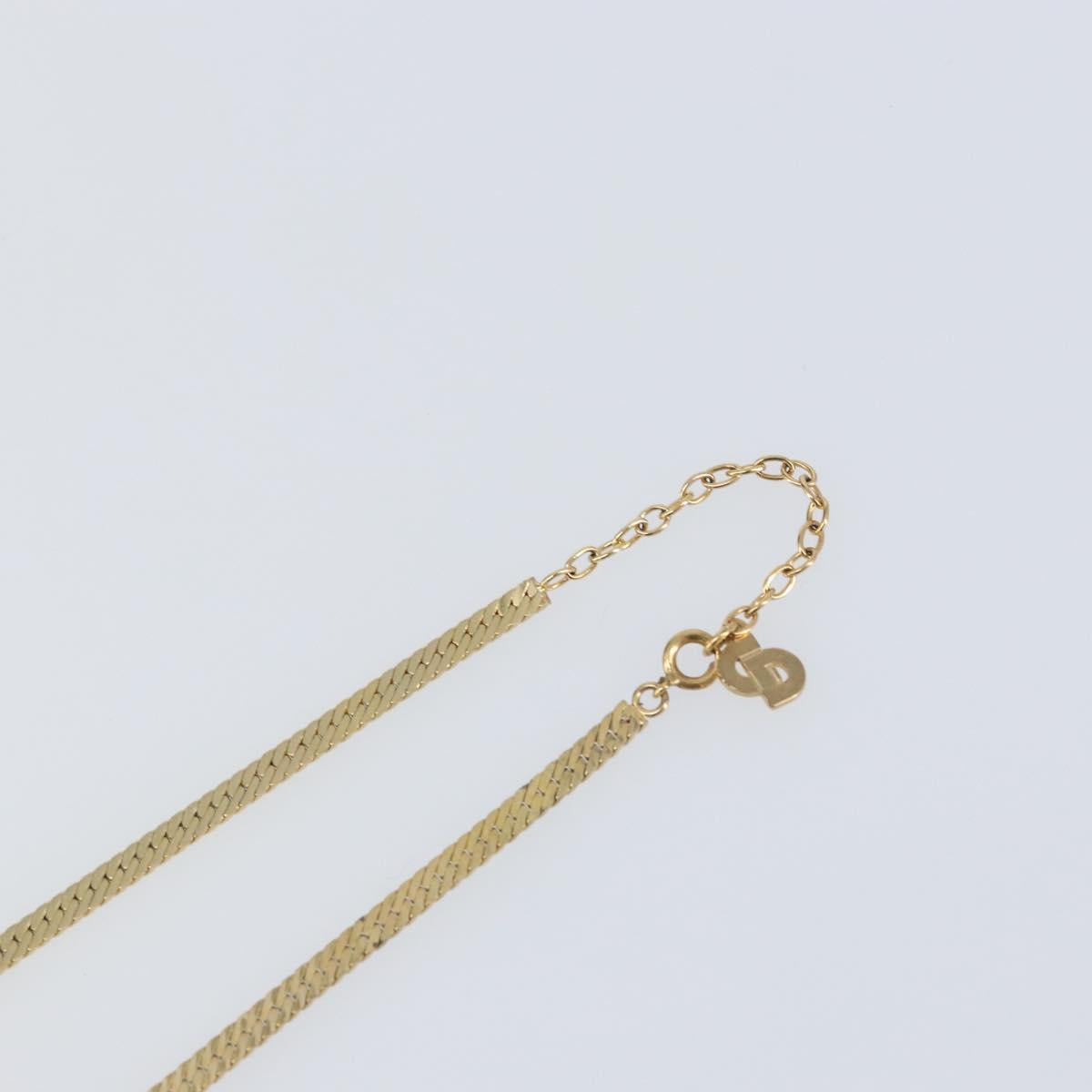 Necklace metal Gold Tone