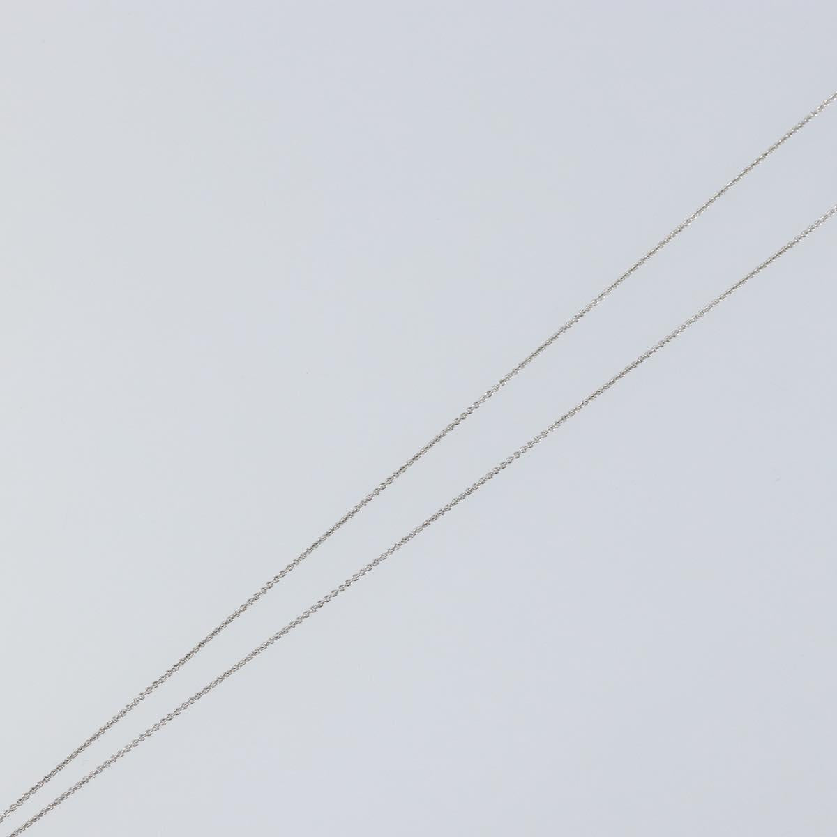 Necklace metal Silver tone