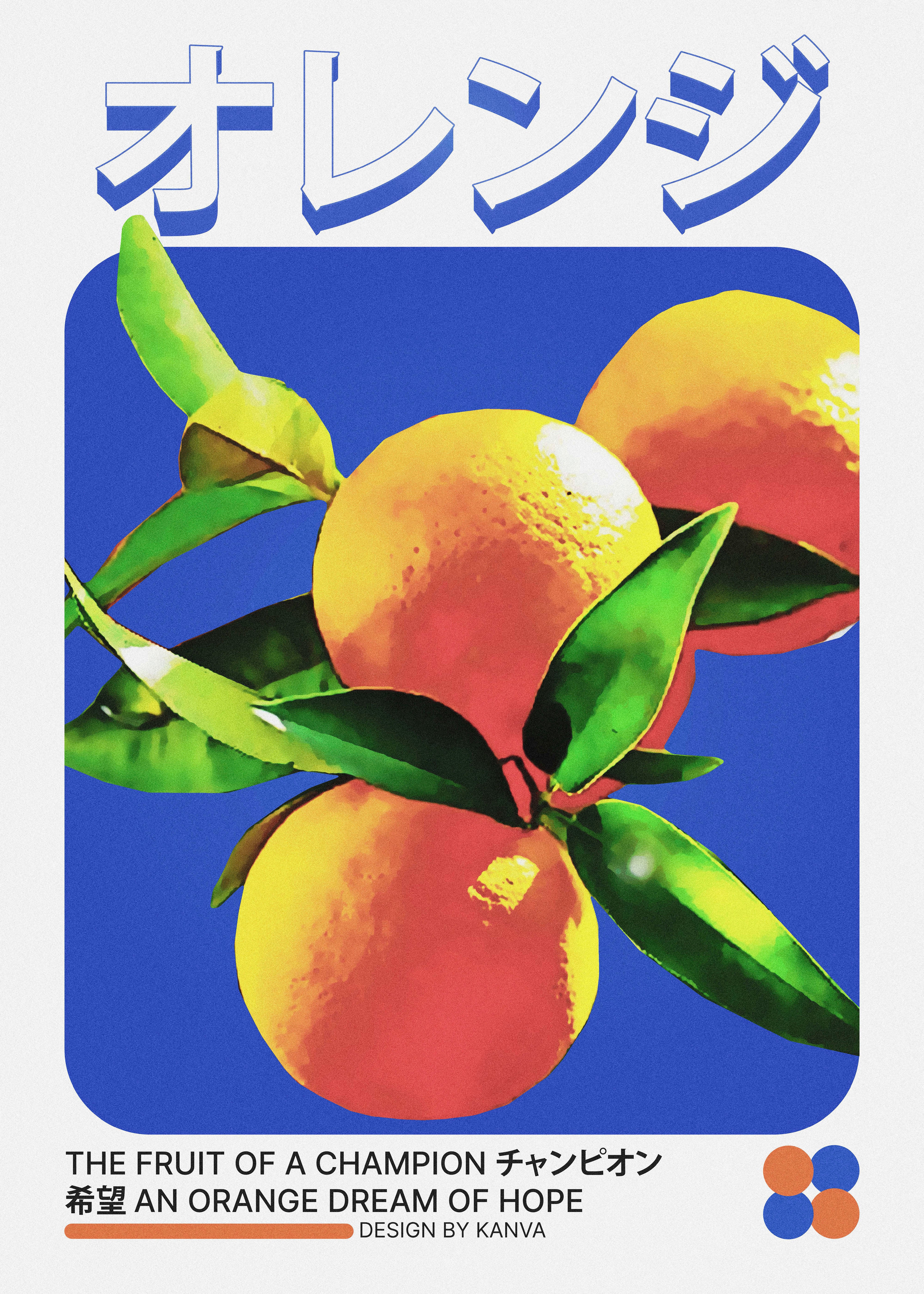 Handla Kanva "An orange dream of hope" Poster online | Smidigt och enkelt på nätet - Merchsweden |