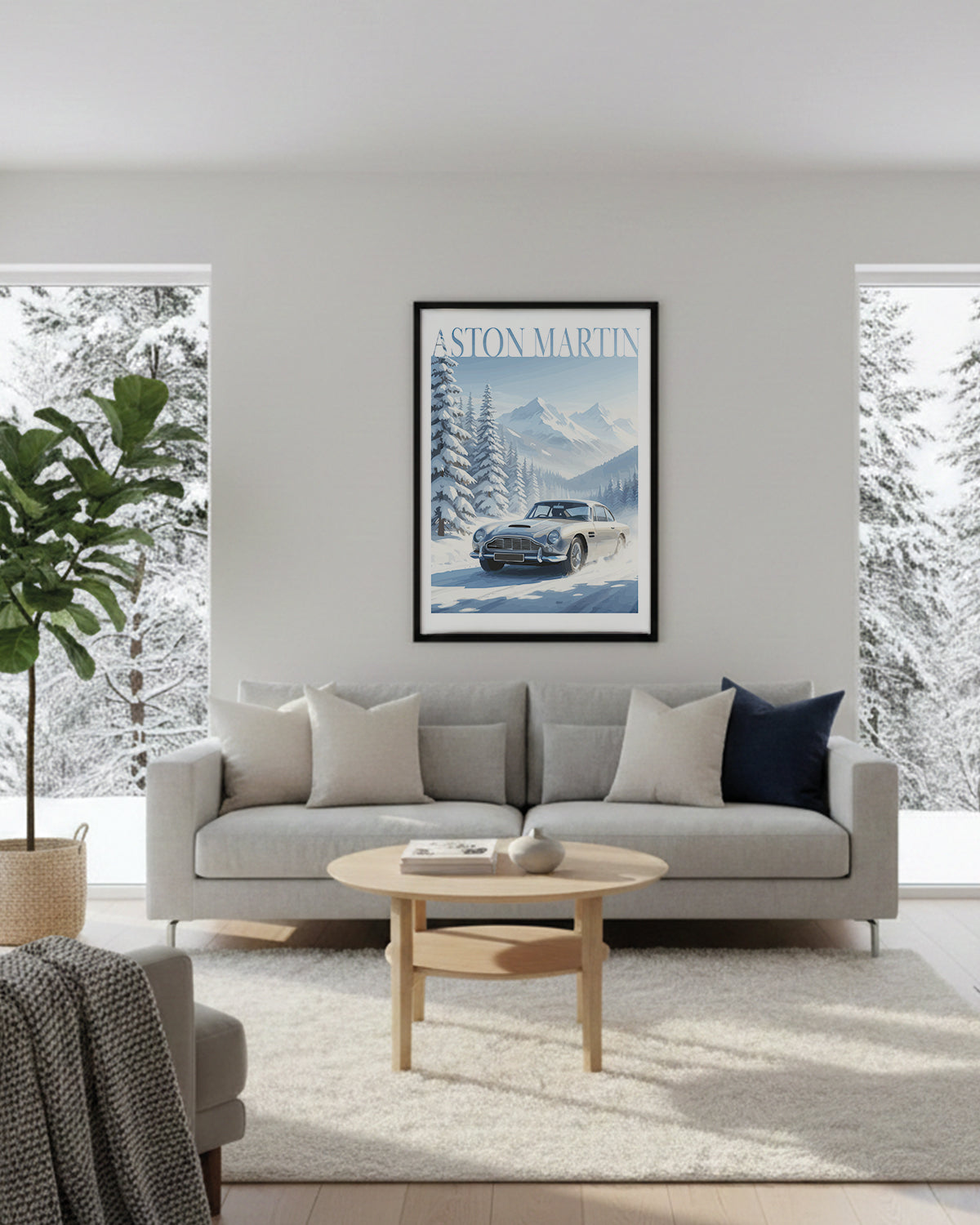 "Winter Aston Martin No.3" Poster