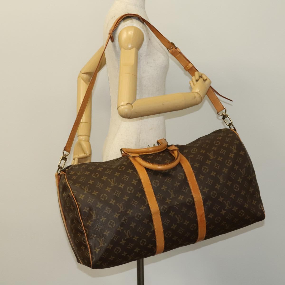 Monogram Keepall Bandouliere 55 Boston Bag