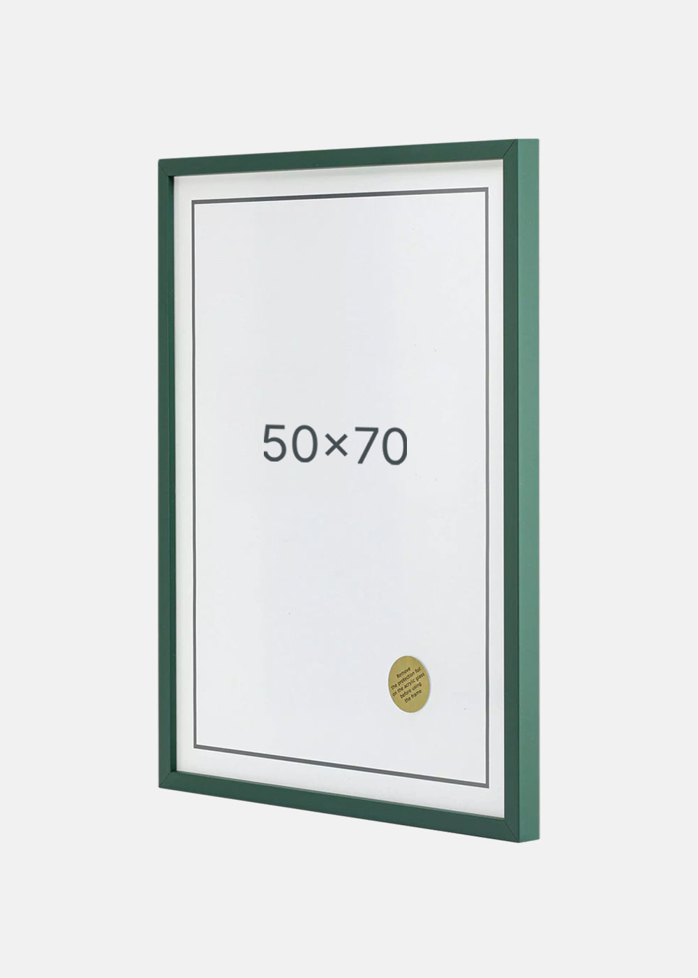 Vihreä puinen kehys