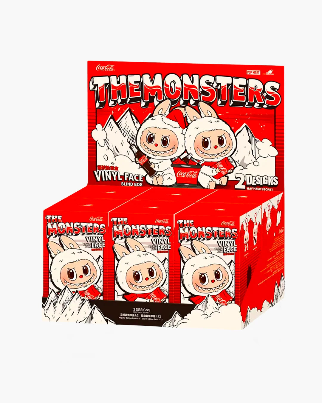 Pop Mart Labubu The Monsters Coca Cola -sarjan vinyylinen sinetöity kotelo (6 laatikkoa)