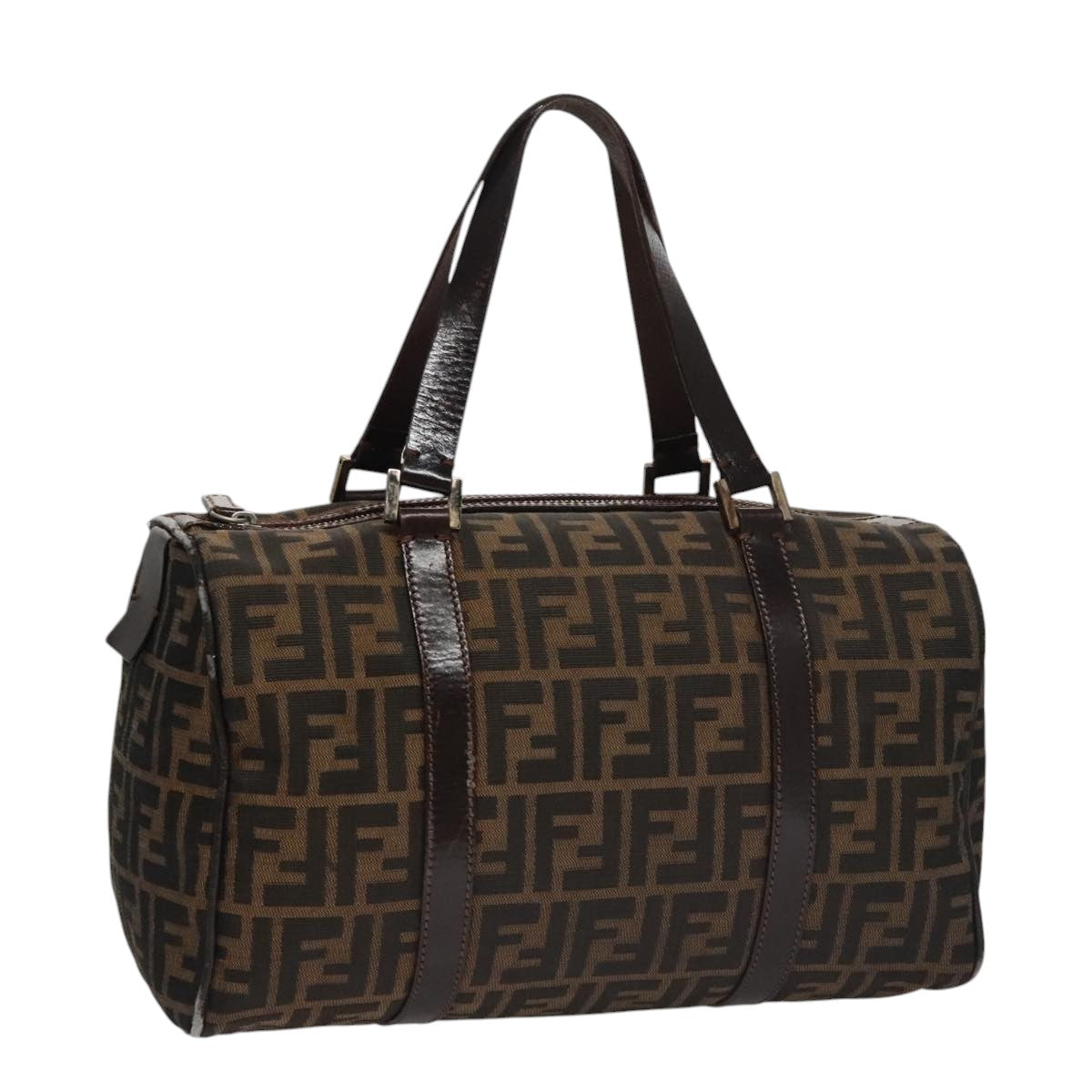 Zucca Canvas Handbag Brown