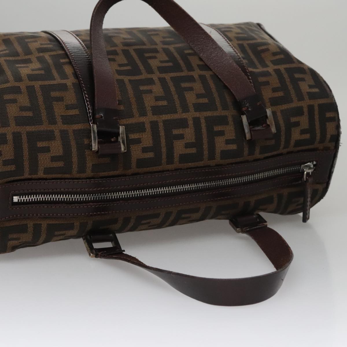 Zucca Canvas Handbag Brown