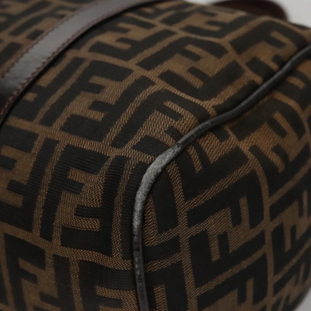 Zucca Canvas Handbag Brown