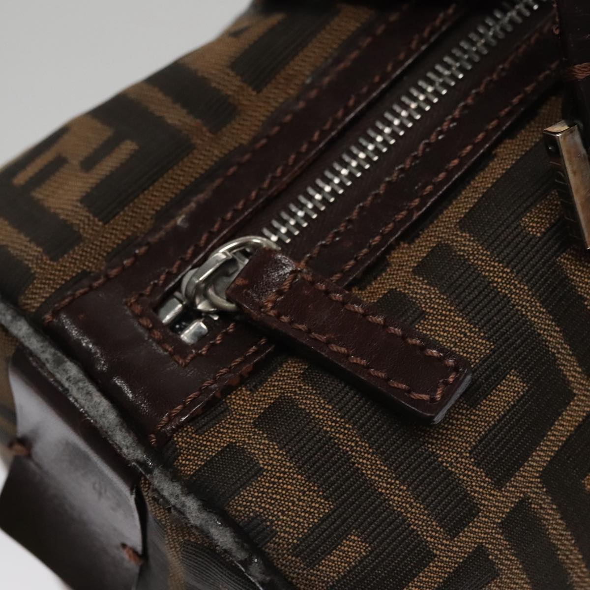 Zucca Canvas Handbag Brown