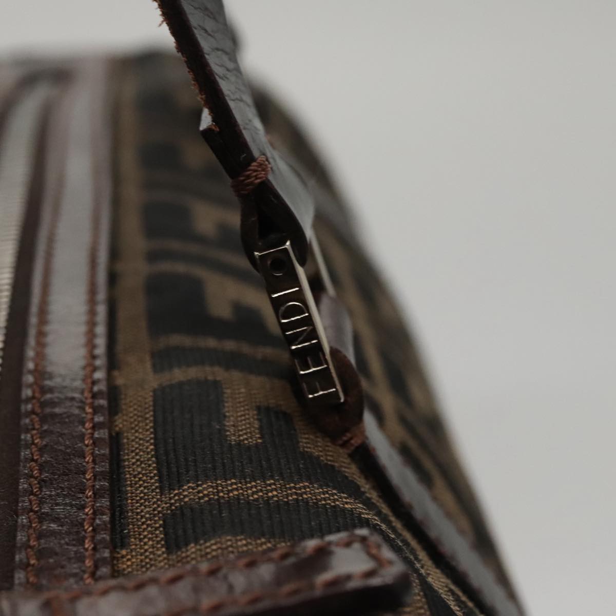 Zucca Canvas Handbag Brown