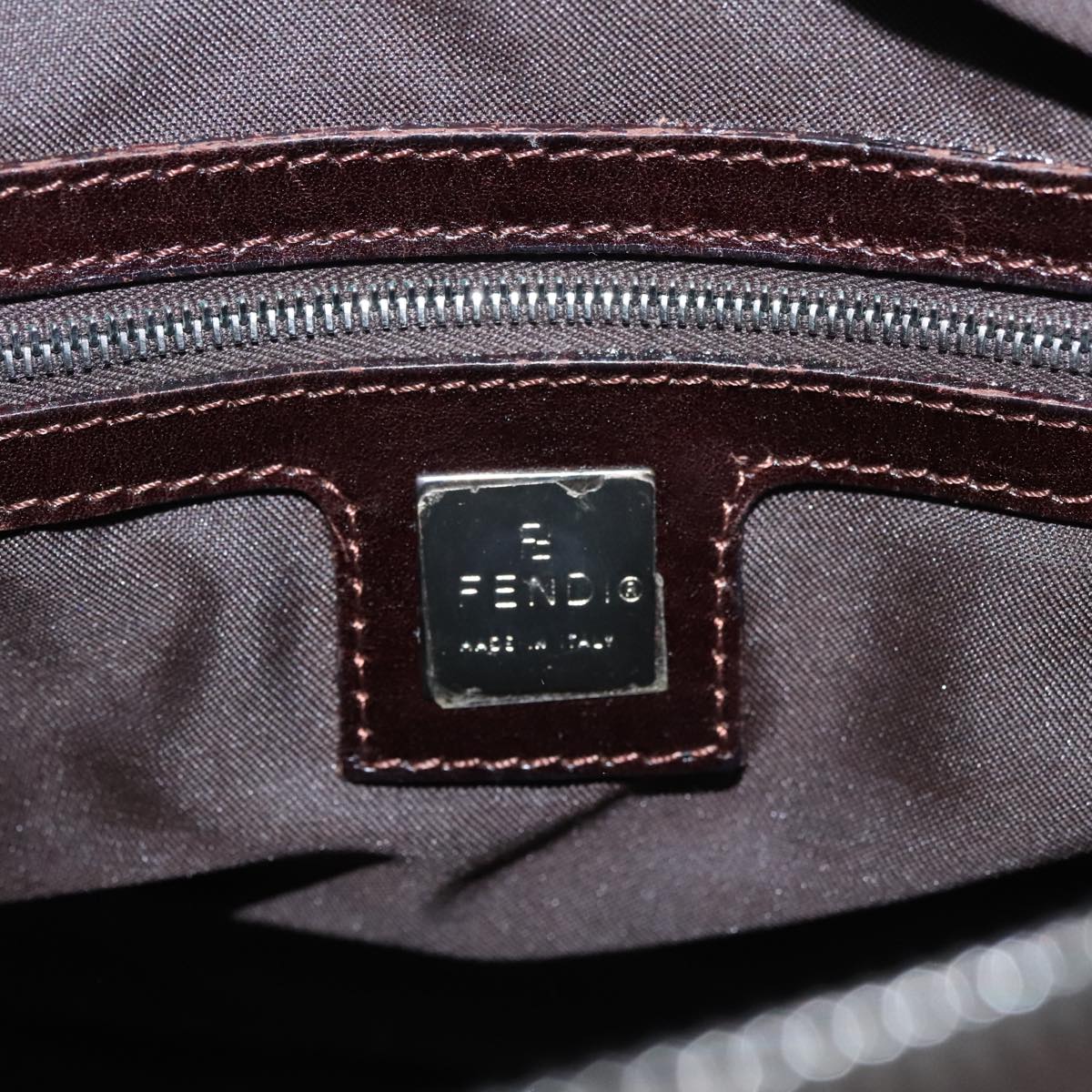 Zucca Canvas Handbag Brown