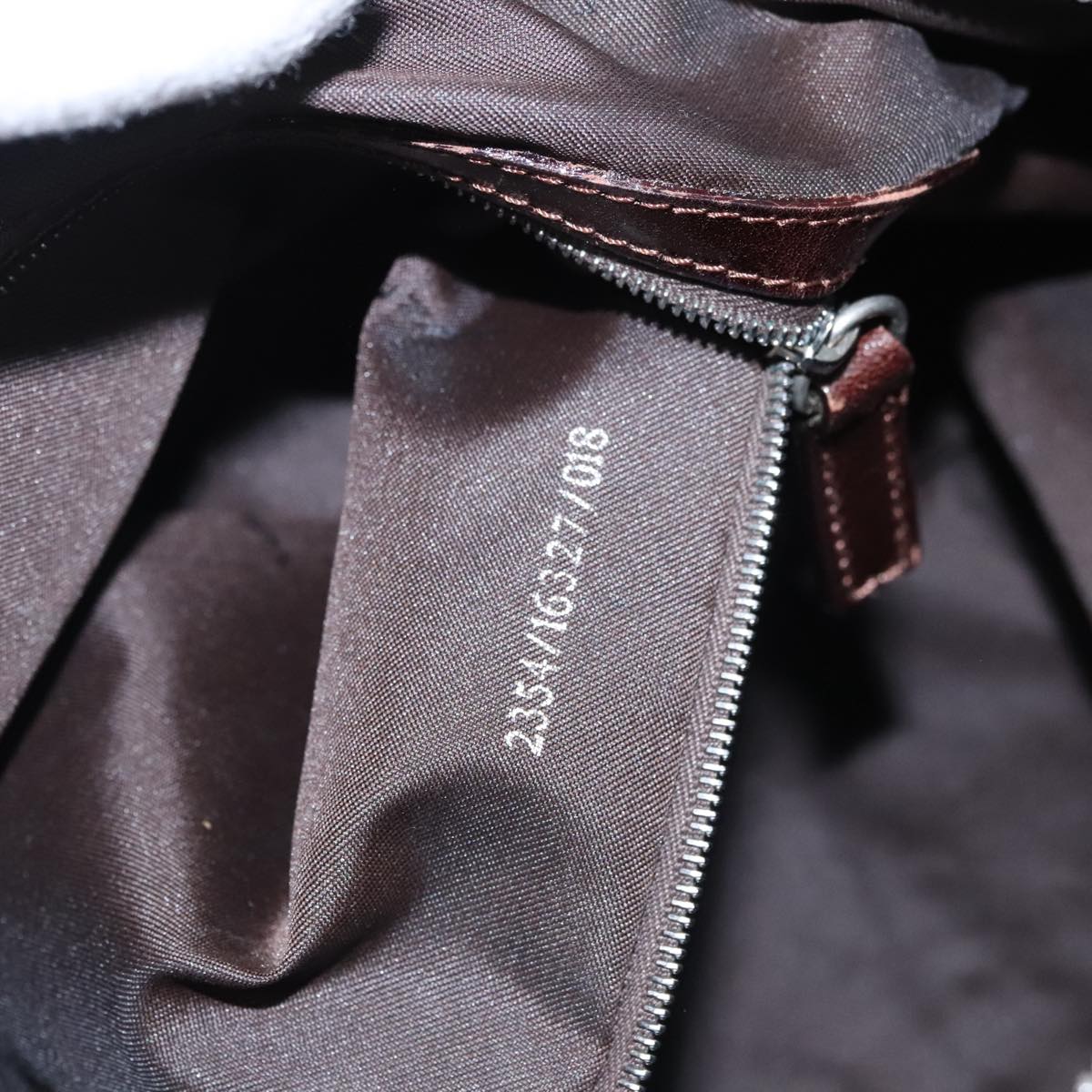 Zucca Canvas Handbag Brown