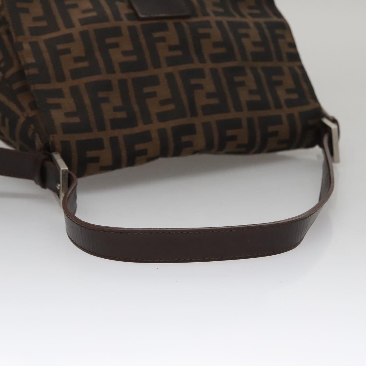 Zucca Canvas Mamma Baguette Shoulder Bag Brown Black