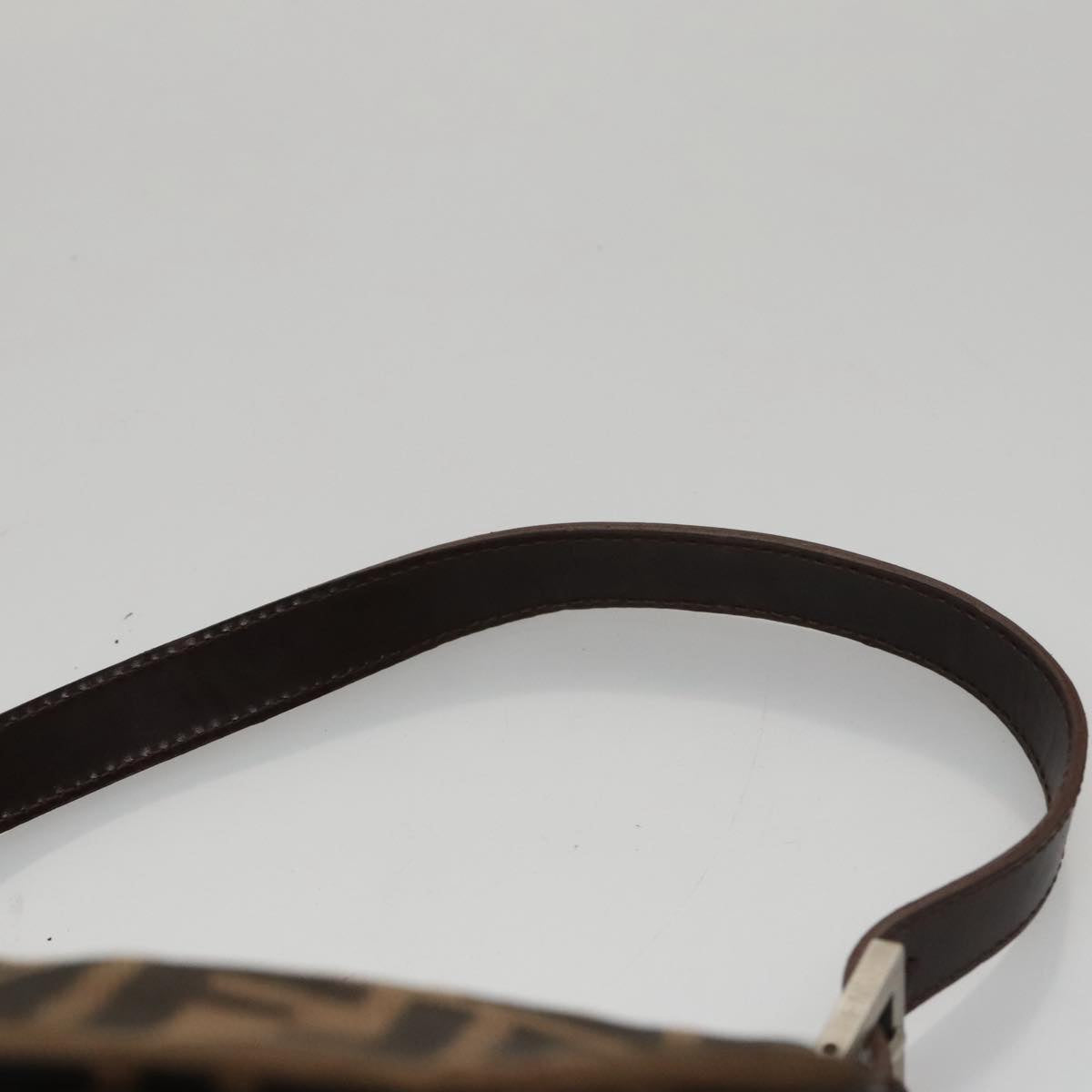 Zucca Canvas Mamma Baguette Shoulder Bag Brown Black