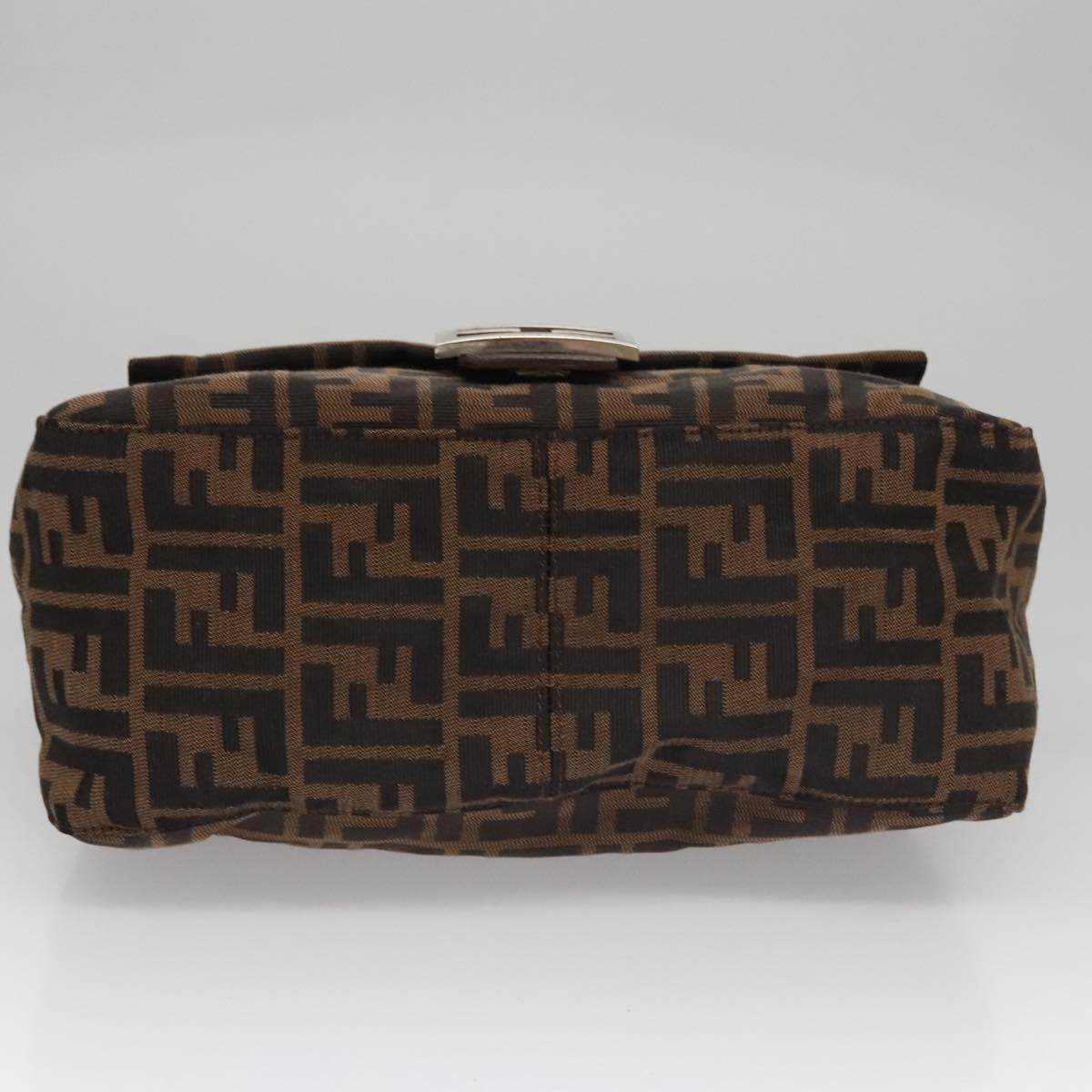 Zucca Canvas Mamma Baguette Shoulder Bag Brown Black