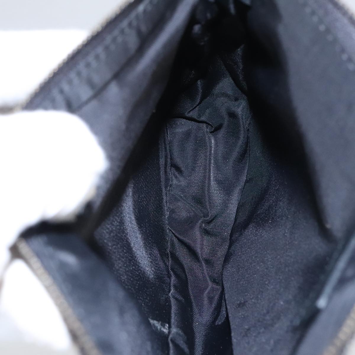 Trotter Canvas Saddle Pouch Black Silver