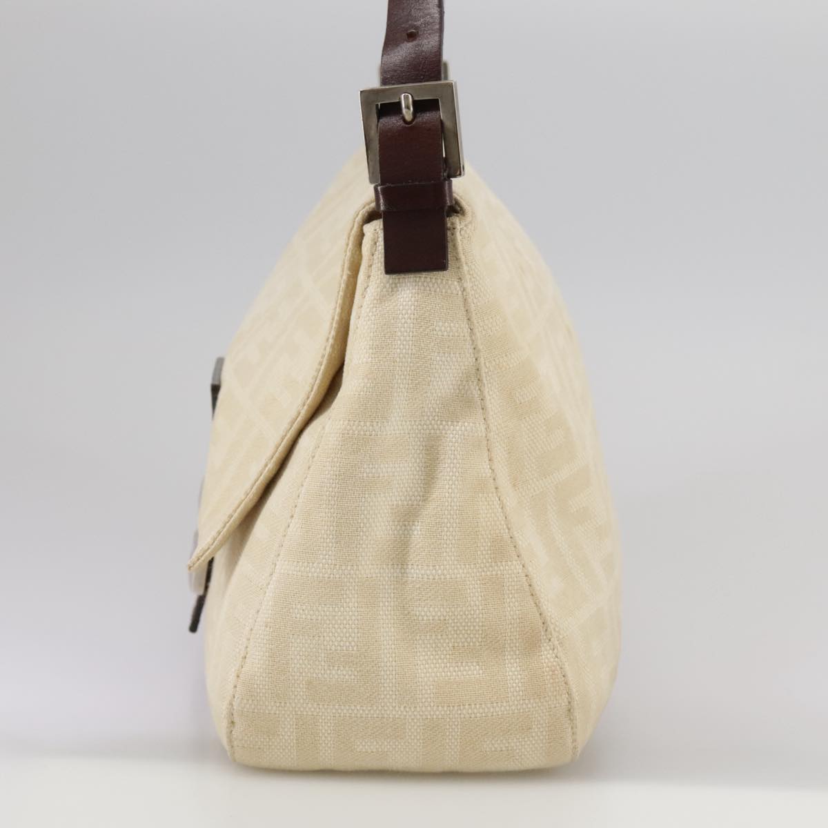 Zucca Canvas Mamma Baguette Shoulder Bag Beige