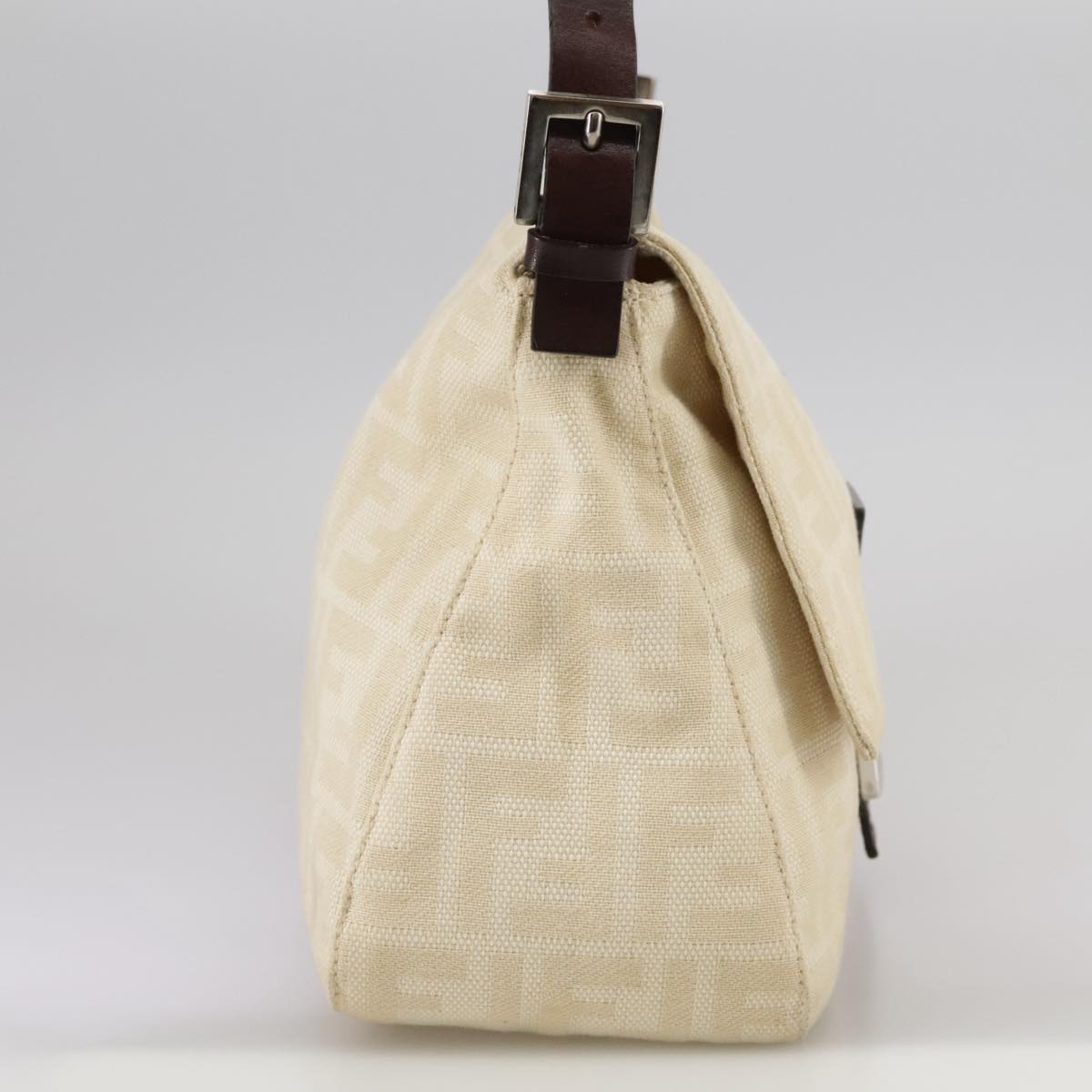 Zucca Canvas Mamma Baguette Shoulder Bag Beige