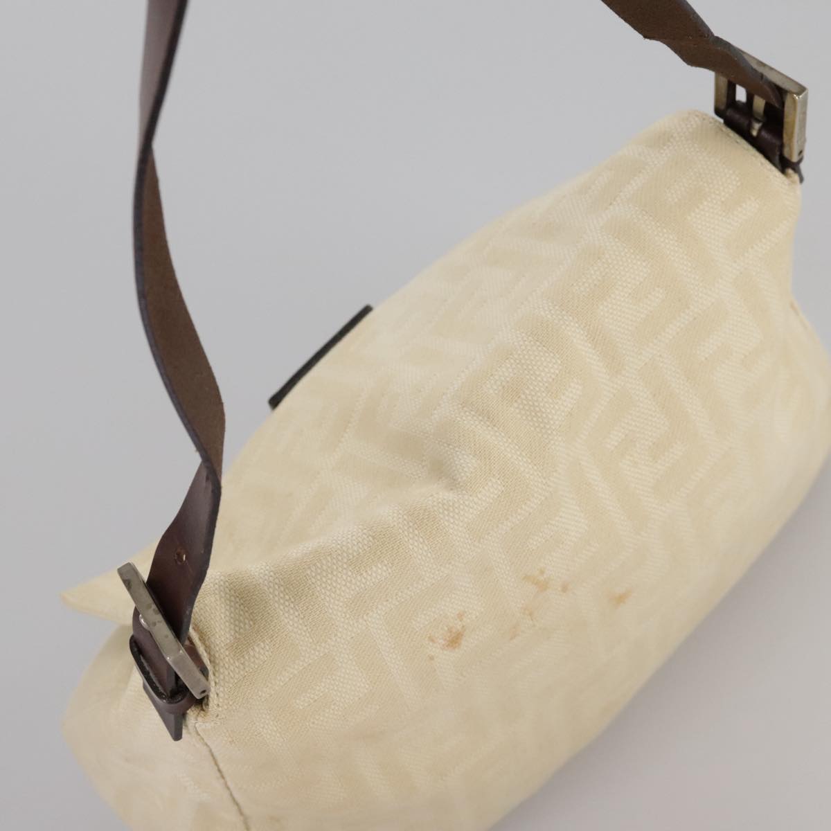 Zucca Canvas Mamma Baguette Shoulder Bag Beige