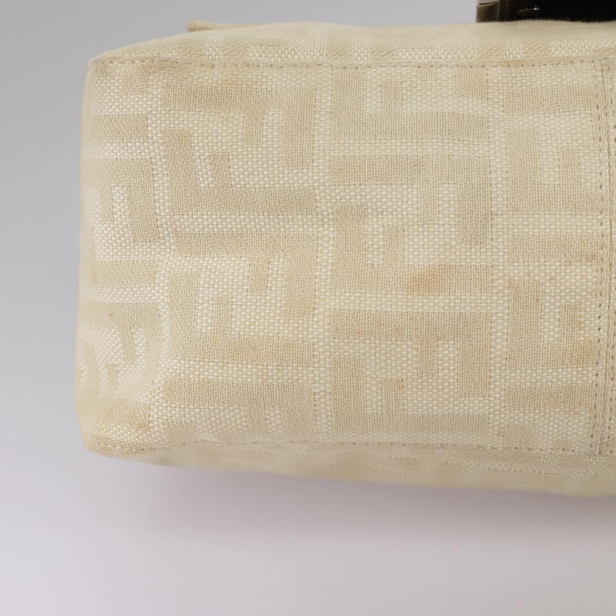 Zucca Canvas Mamma Baguette Shoulder Bag Beige