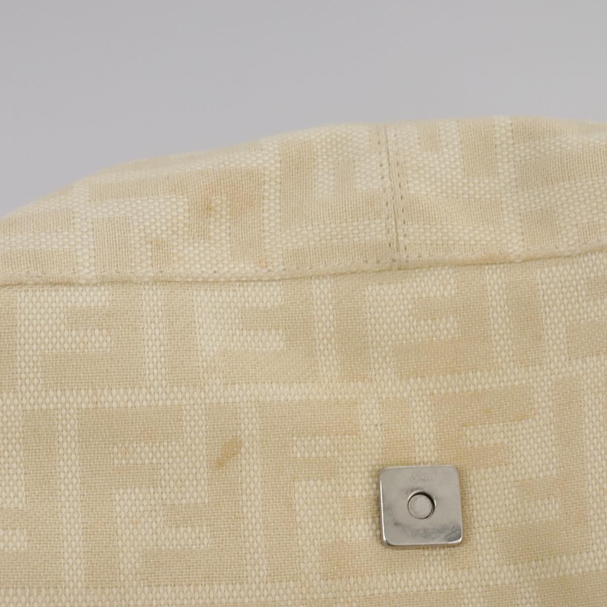 Zucca Canvas Mamma Baguette Shoulder Bag Beige