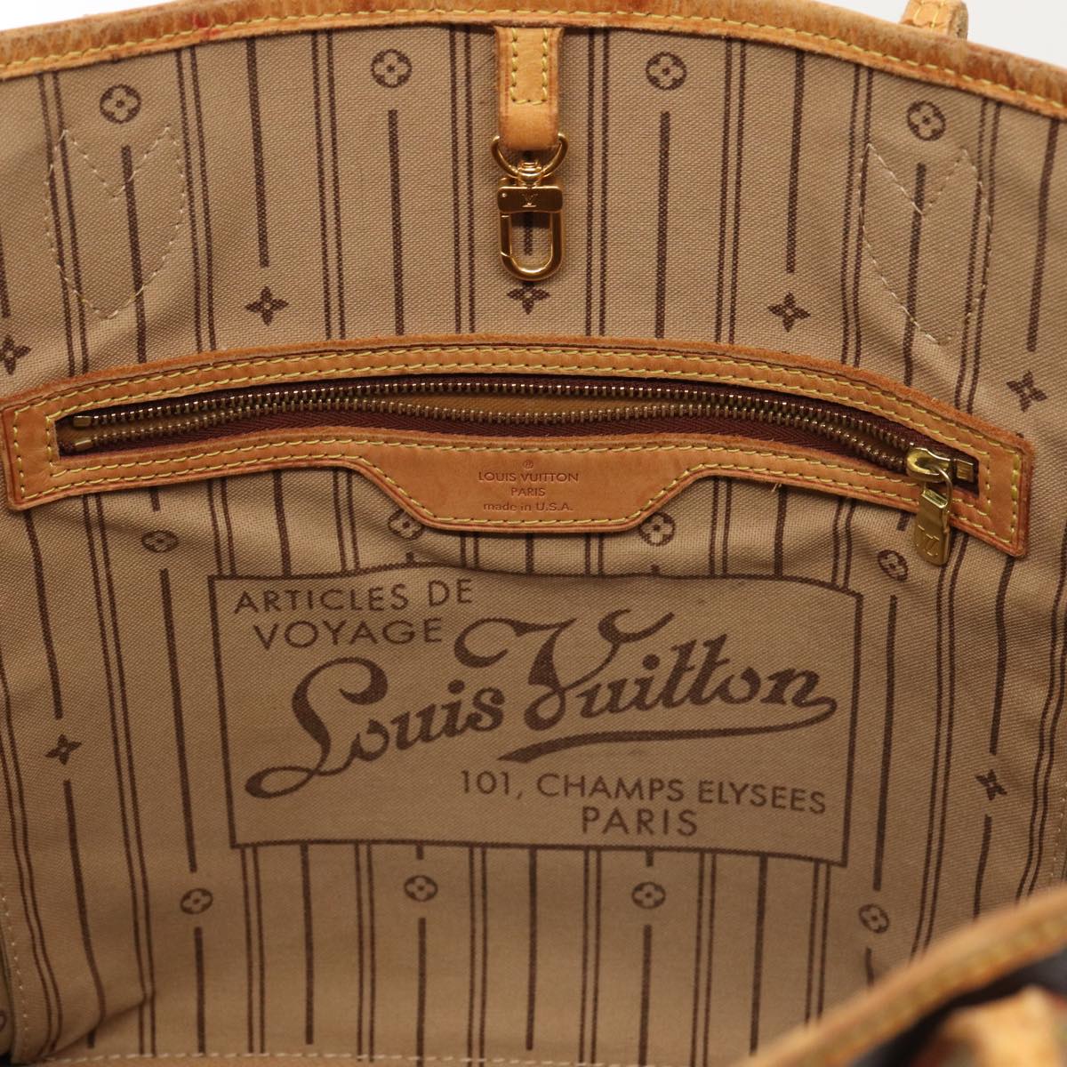 Monogrammi Neverfull MM -kangaskassi