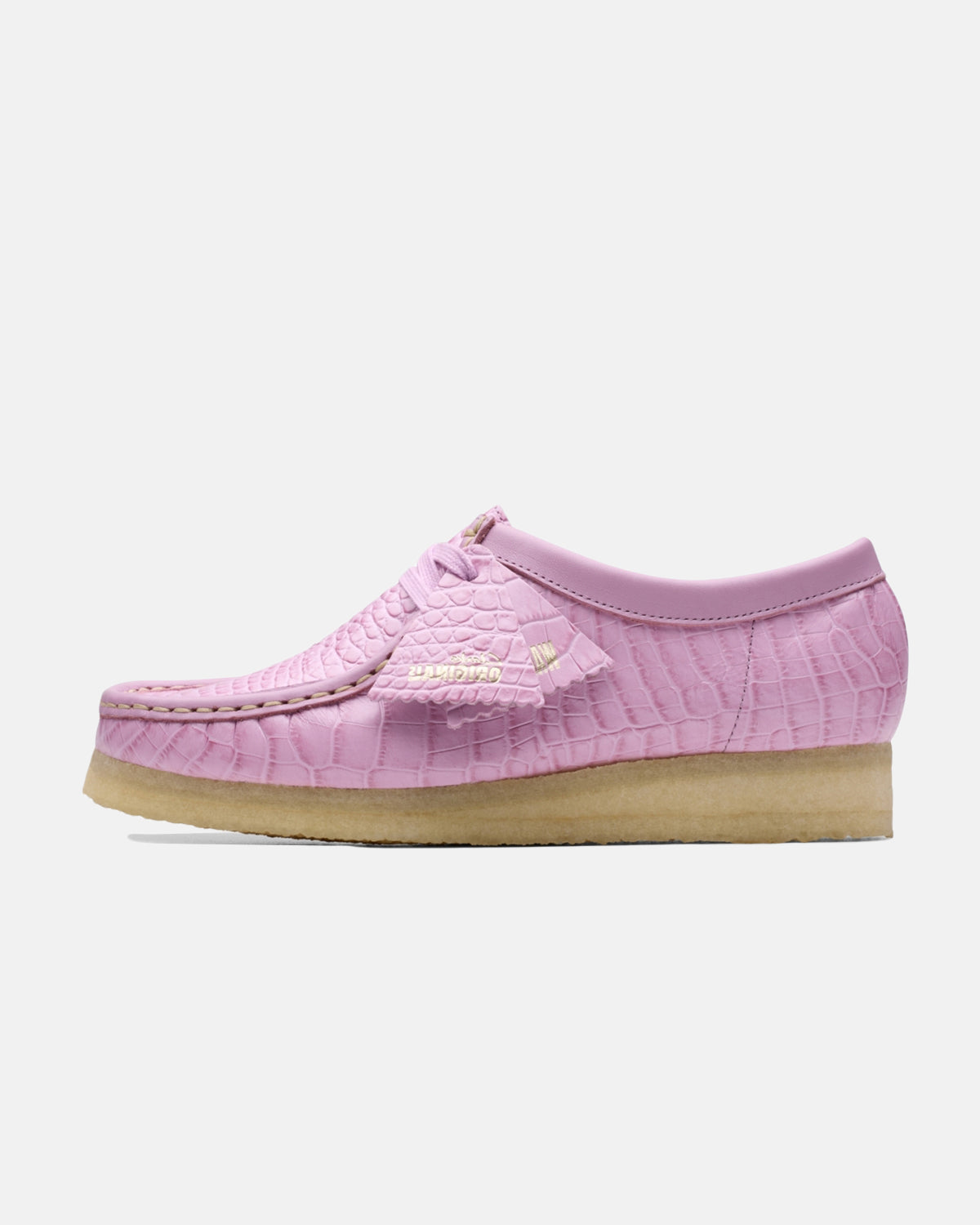 Wallabee D "Mauve Croc"