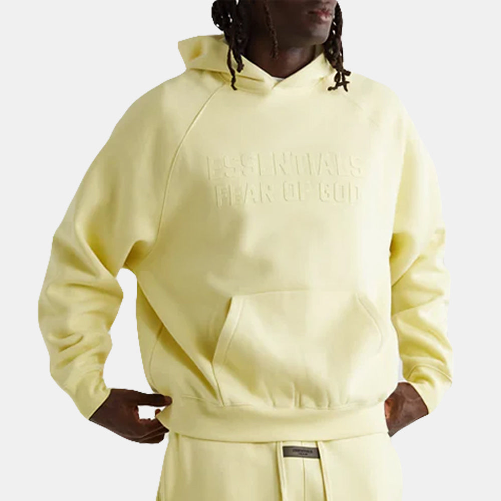 Handla Fear of God Essentials "Canary" Hoodie online | Smidigt och enkelt på nätet - Merchsweden |