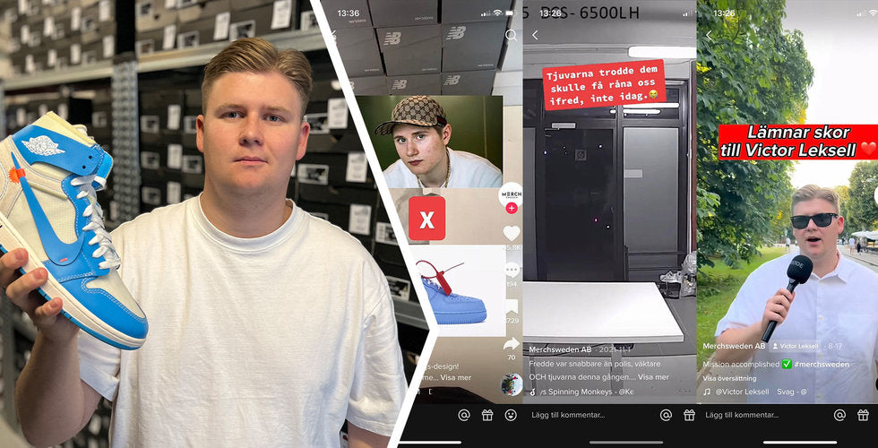 Merchsweden på Breakit - "22-åriga Fredrik Rinaldo gör succé med Merchsweden på Tiktok"