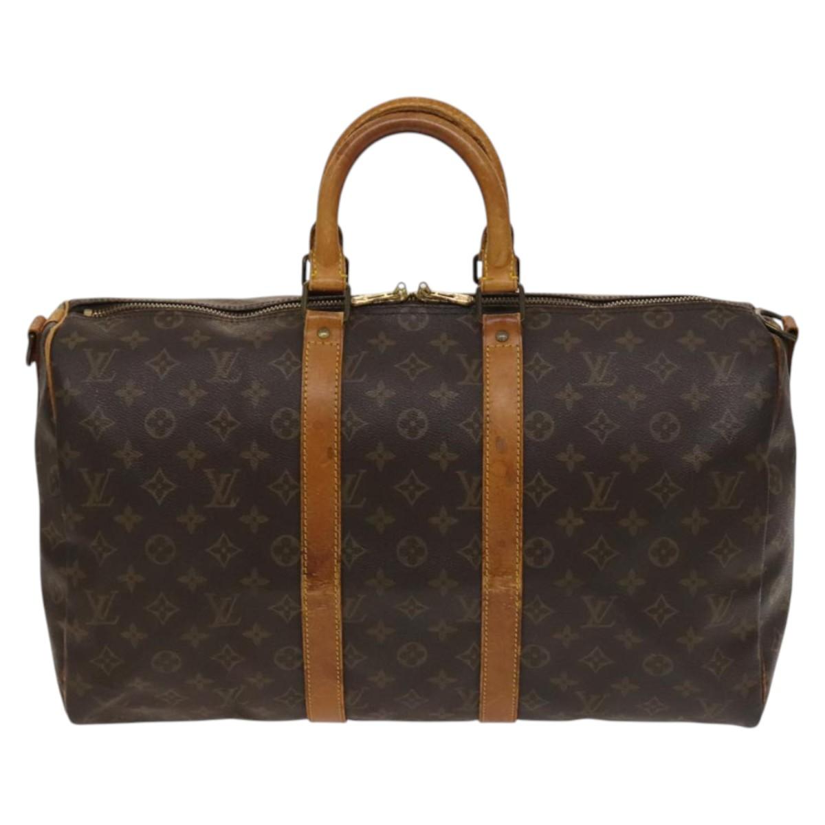 Monogram Keepall Bandouliere 45 Boston Bag